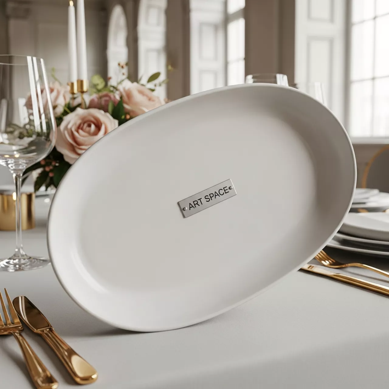 Аренда Блюдо овальное Дижон 225х175 мм H 20 мм в Delta Sirius — ART SPACE