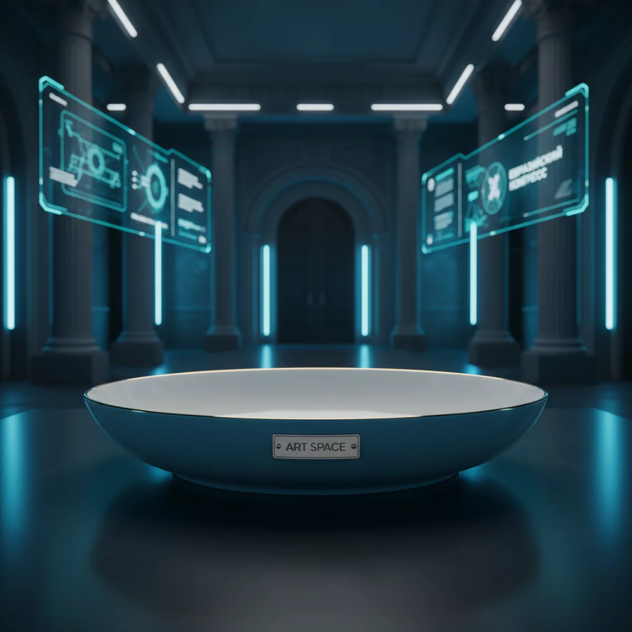 Аренда Блюдо овальное Джорджия Gold фарфоровое 33х23 см в усадьбе Голицына — ART SPACE