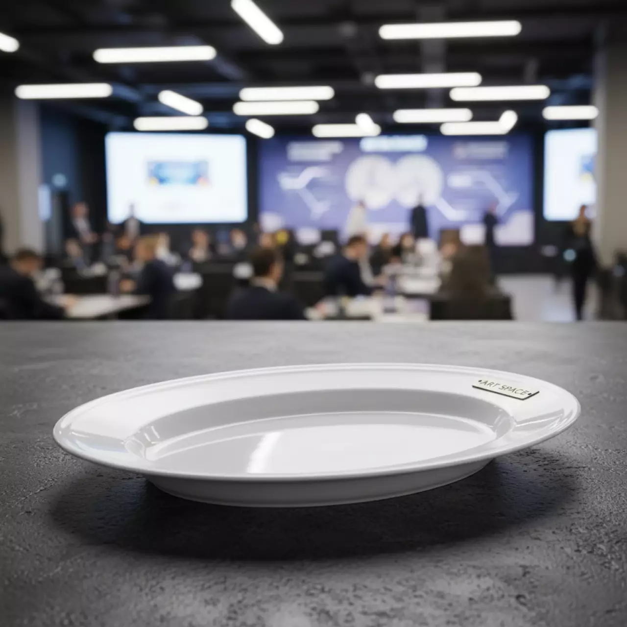 Аренда Блюдо овальное Kunst Werk 300х200 мм в отеле «Звездный» — ART SPACE