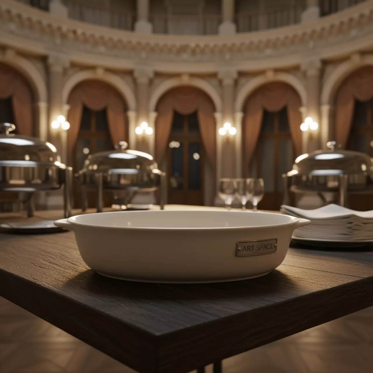 Аренда Блюдо овальное Lubiana 260х180 мм в Зимнем театре — ART SPACE