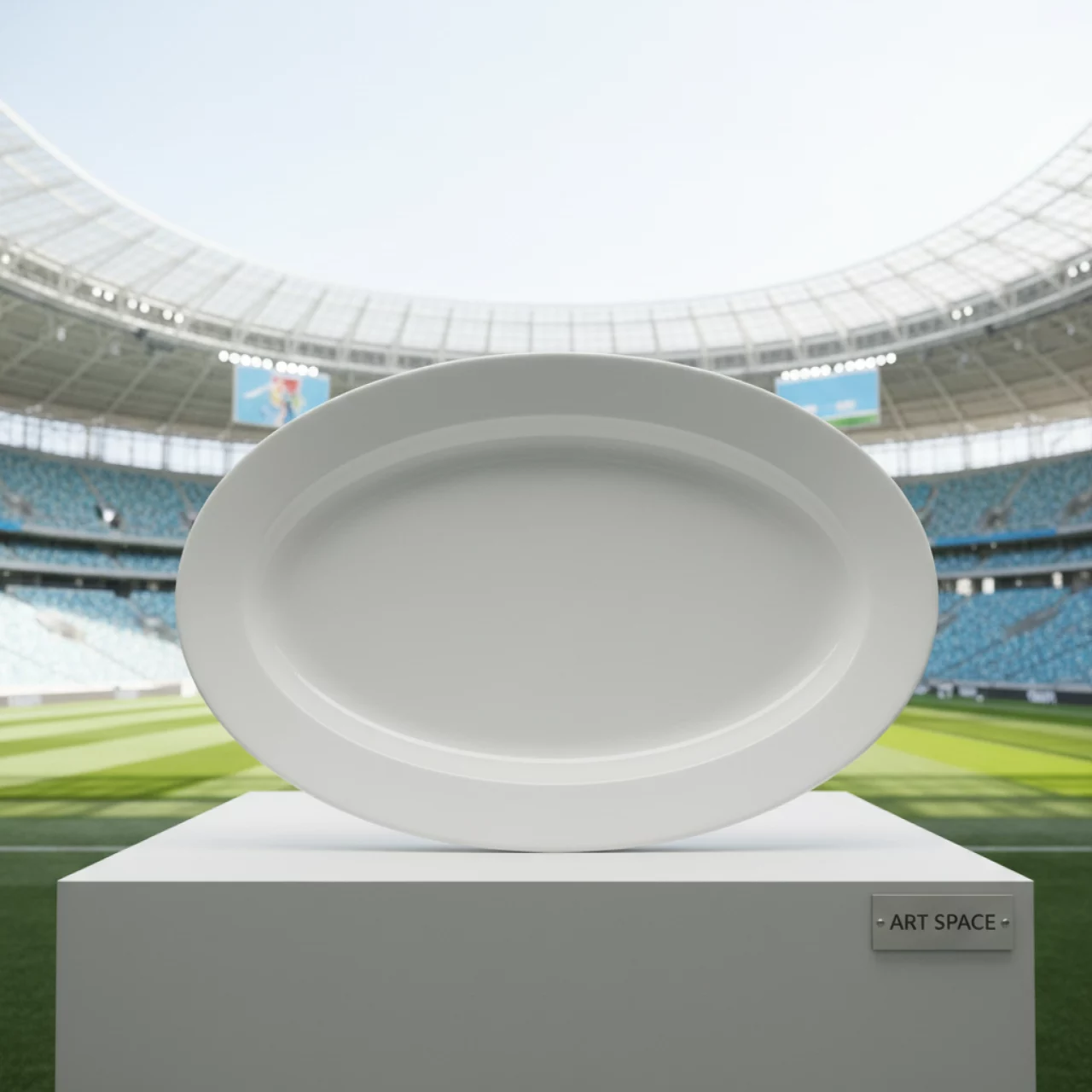 Аренда Блюдо овальное Lubiana 400х290 мм на арене «Фишт» — ART SPACE