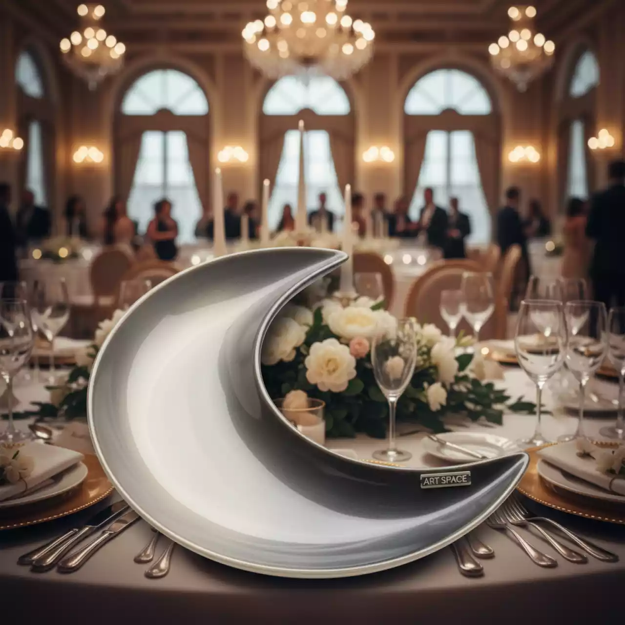 Аренда Блюдо полумесяц 21х7 см в гранд-отеле «Жемчужина» — ART SPACE