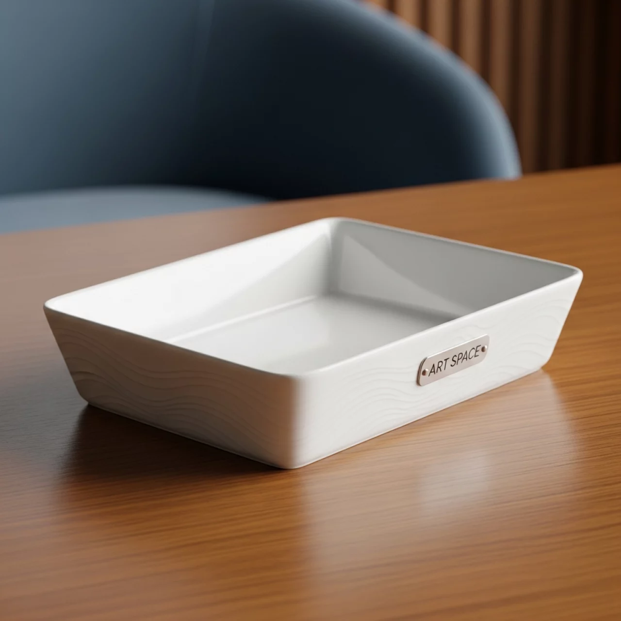 Аренда Блюдо прямоугольное Chan Wave Quadro 138 мм в казино «Сочи» — ART SPACE