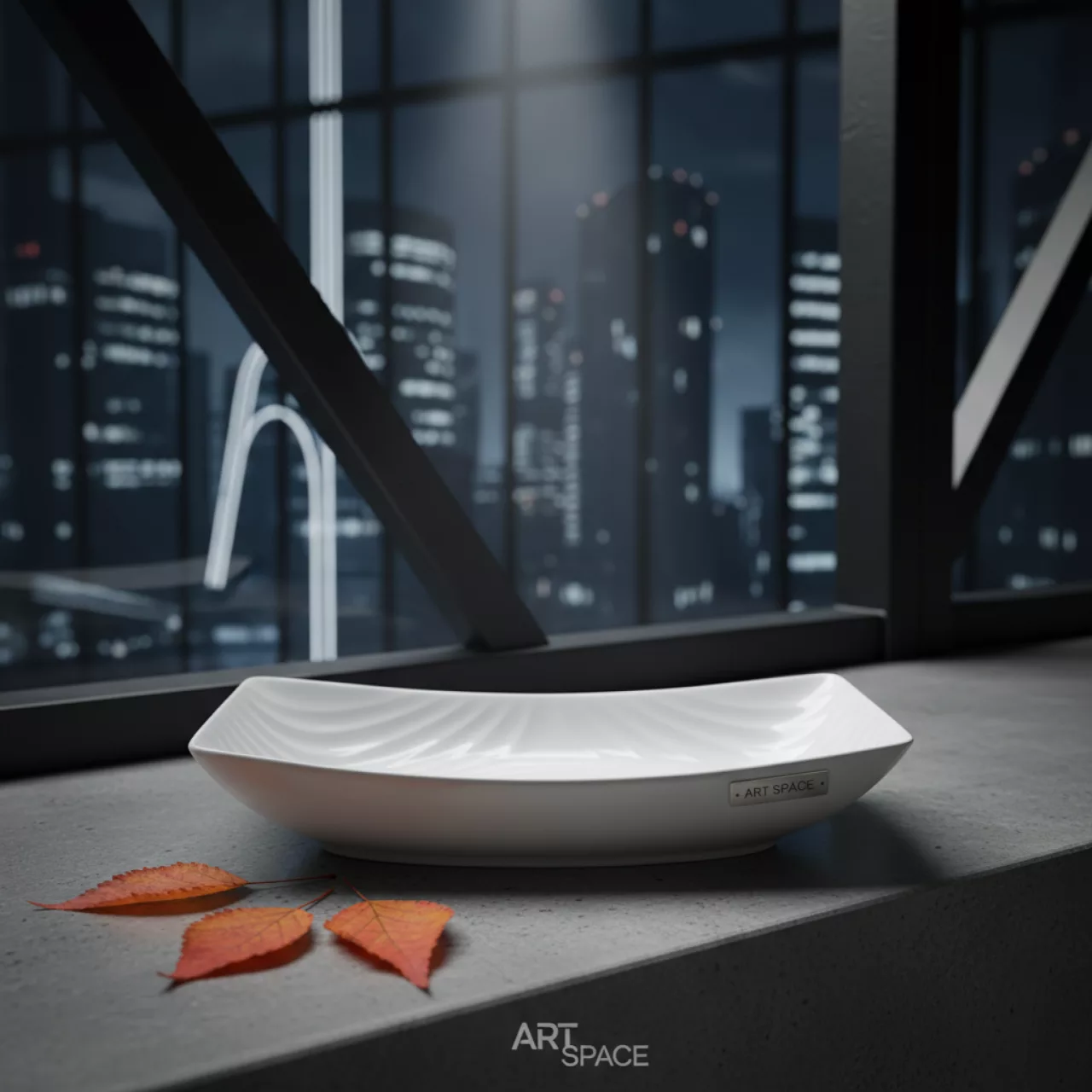 Аренда Блюдо прямоугольное Chan Wave Quadro 185 мм в ОКЦ «Галактика» — ART SPACE