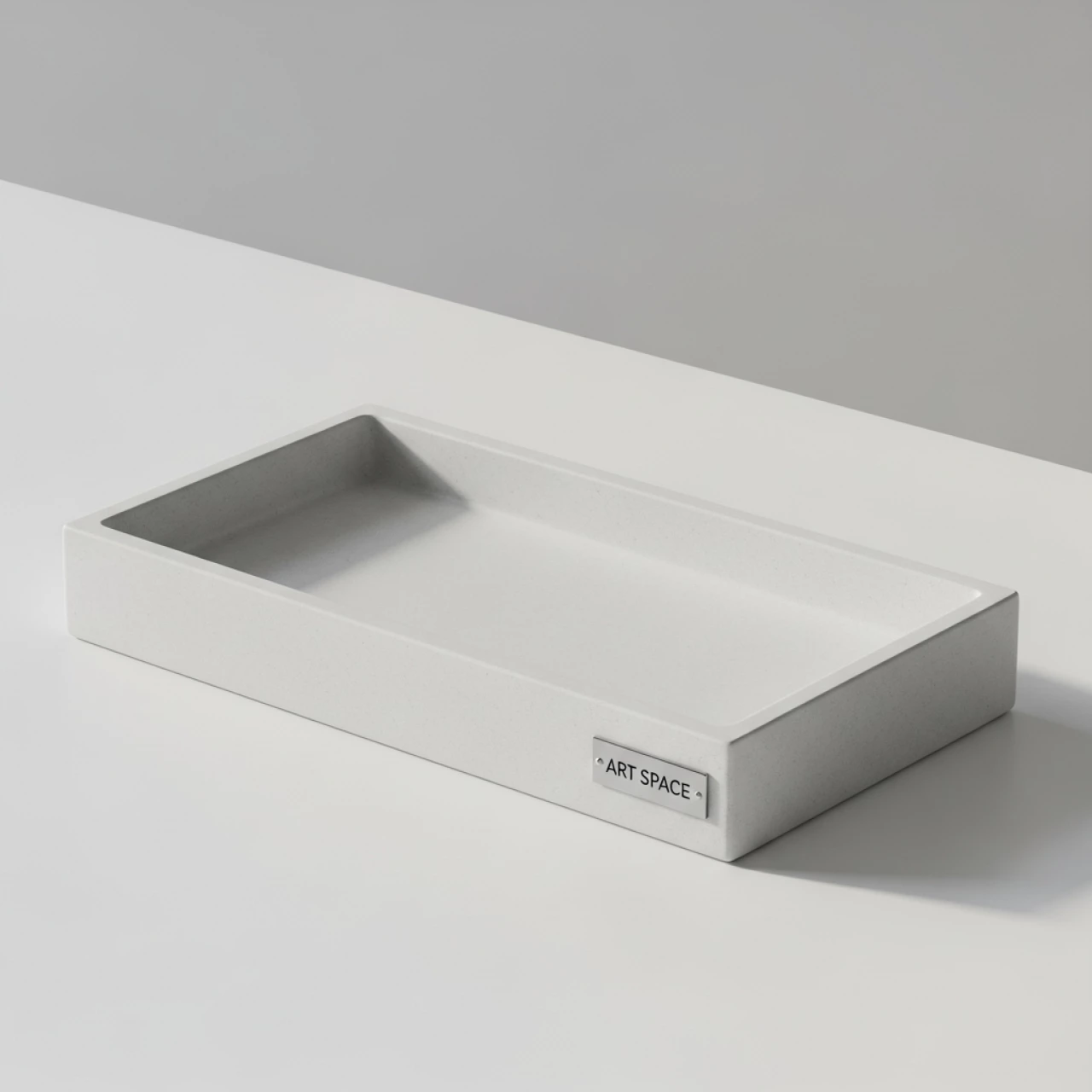 Аренда Блюдо прямоугольное для подачи Блюдо базальт белое 145х85 мм в Bridge Resort — ART SPACE