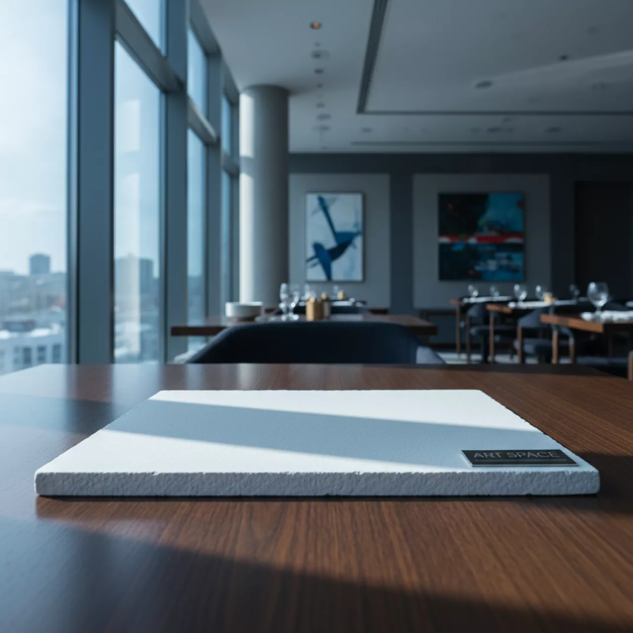 Аренда Блюдо прямоугольное для подачи Блюдо базальт белое 235х117 мм в Stella di Mosca — ART SPACE