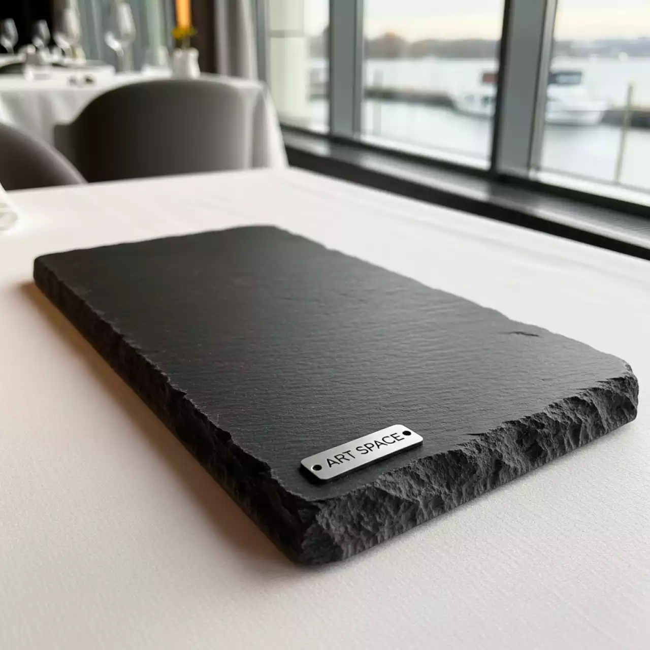 Аренда Блюдо прямоугольное сланец 30х15 см в ресторане «Паруса» — ART SPACE