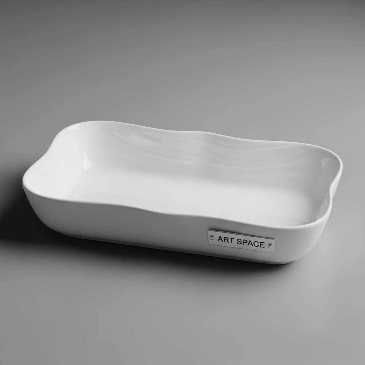 Аренда Блюдо с волнистым краем Токио 215х145 мм в Керлинговом центре «Ледяной куб» — ART SPACE