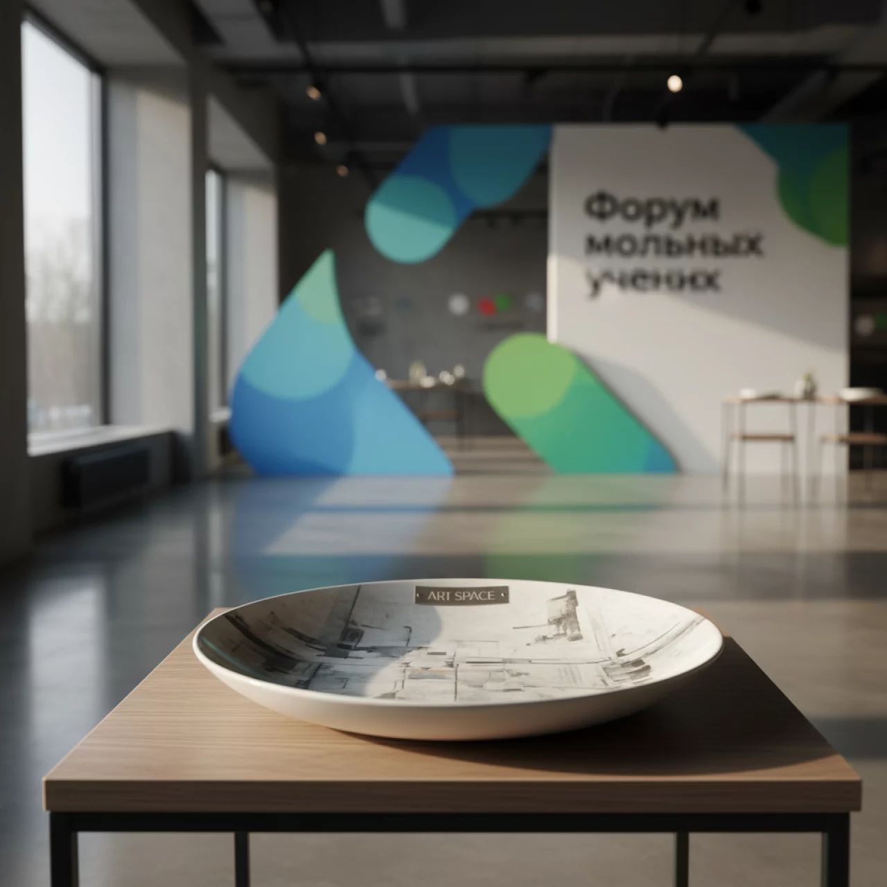 Аренда Блюдо Serf круглое диаметр 21 см в ресторане «Voda» — ART SPACE