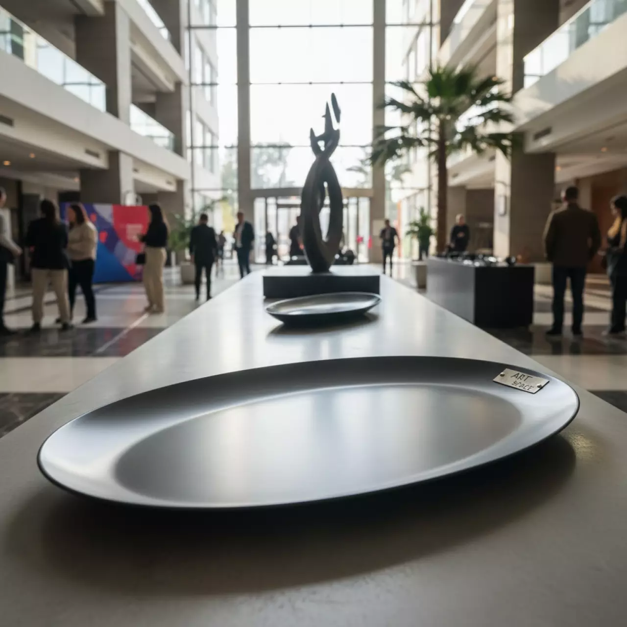 Аренда Блюдо стальное овальное 100х34 см в гранд-отеле «Жемчужина» — ART SPACE