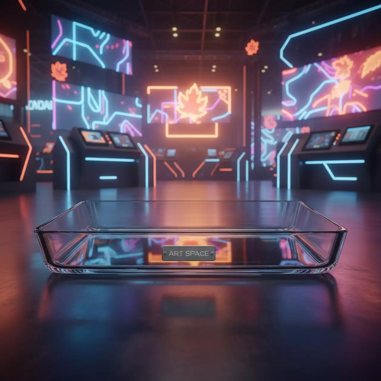 Аренда Блюдо стеклянное 60х40 см в комплексе Sea Galaxy — ART SPACE