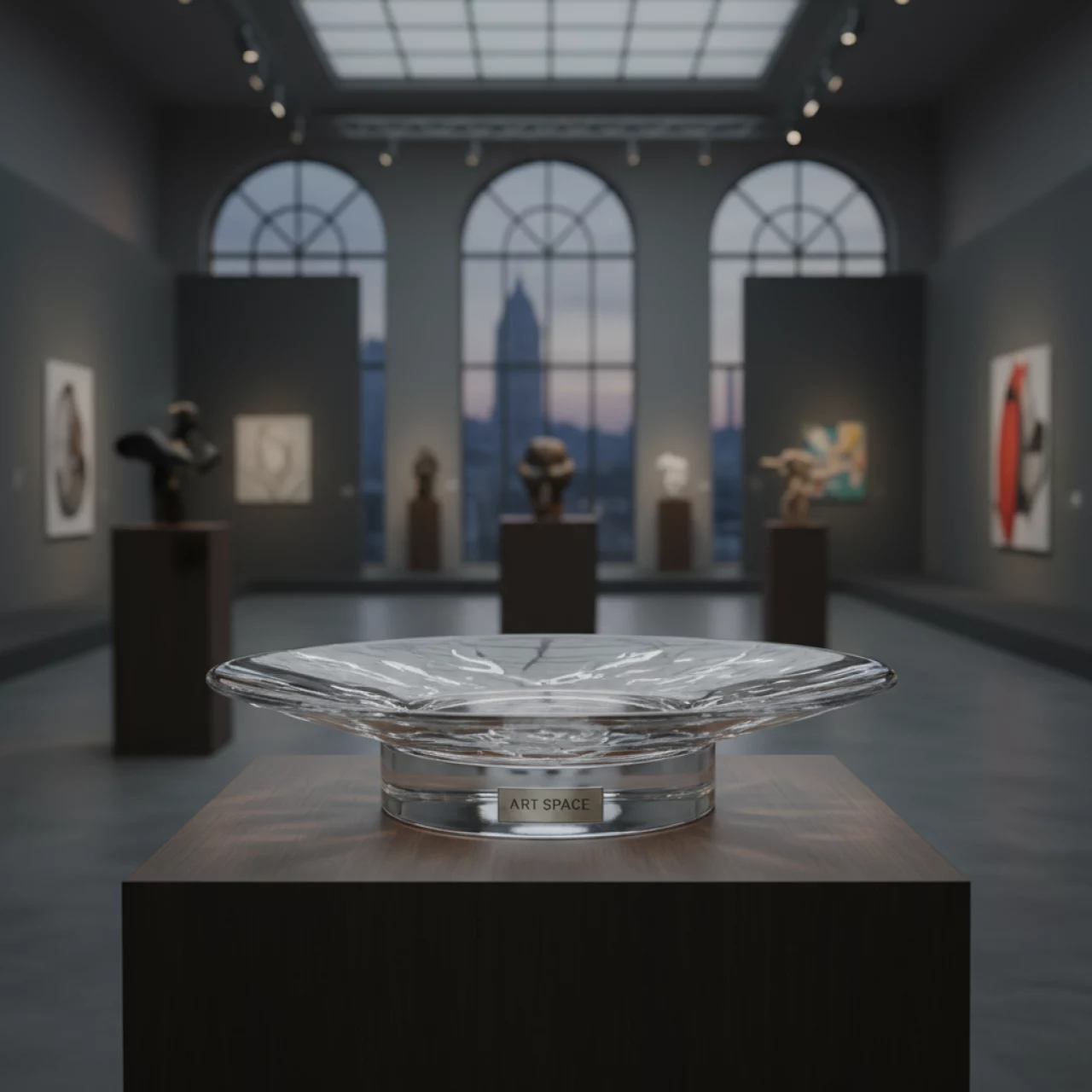 Аренда Блюдо стеклянное в Stella di Mosca — ART SPACE