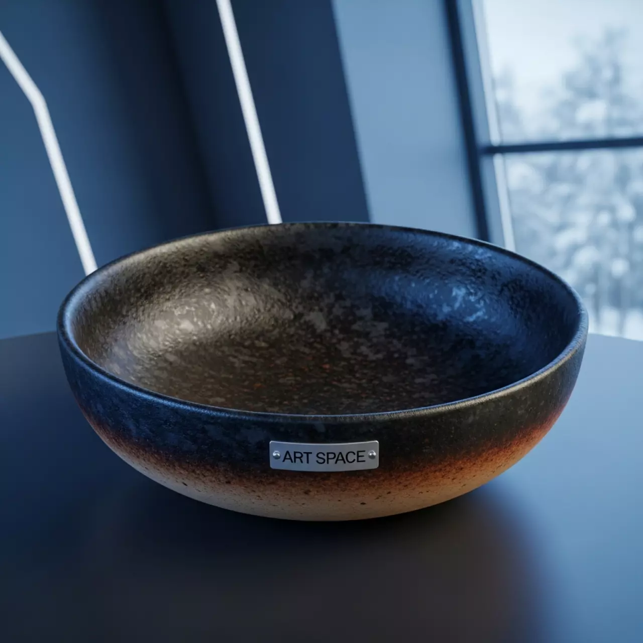 Аренда Блюдо Жирона с обжигом диаметр 300 мм в санатории «Русь» — ART SPACE