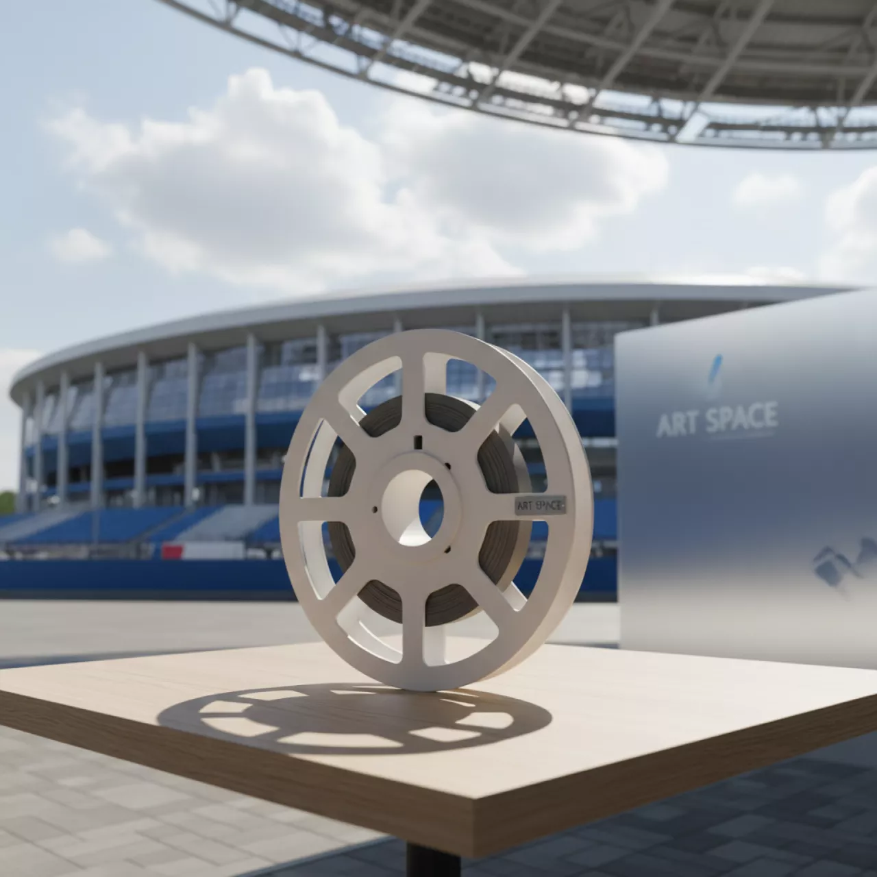 Аренда Бобины для мастер пленки A3 на арене «Фишт» — ART SPACE