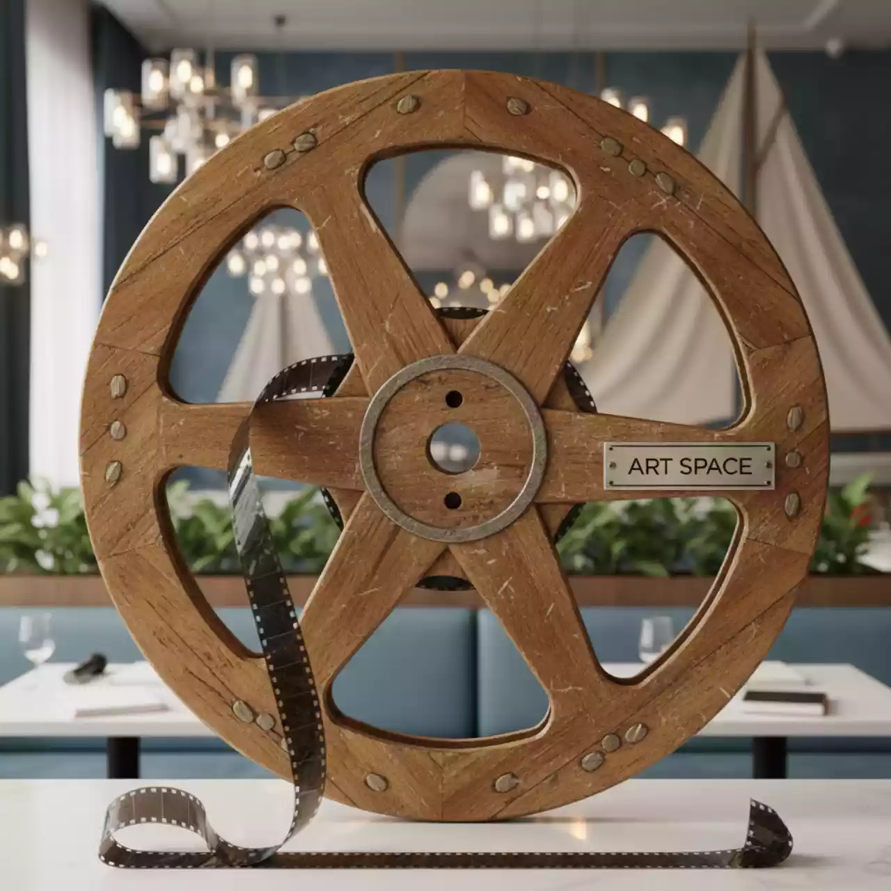 Аренда Бобины киноленты в ресторане «Паруса» — ART SPACE