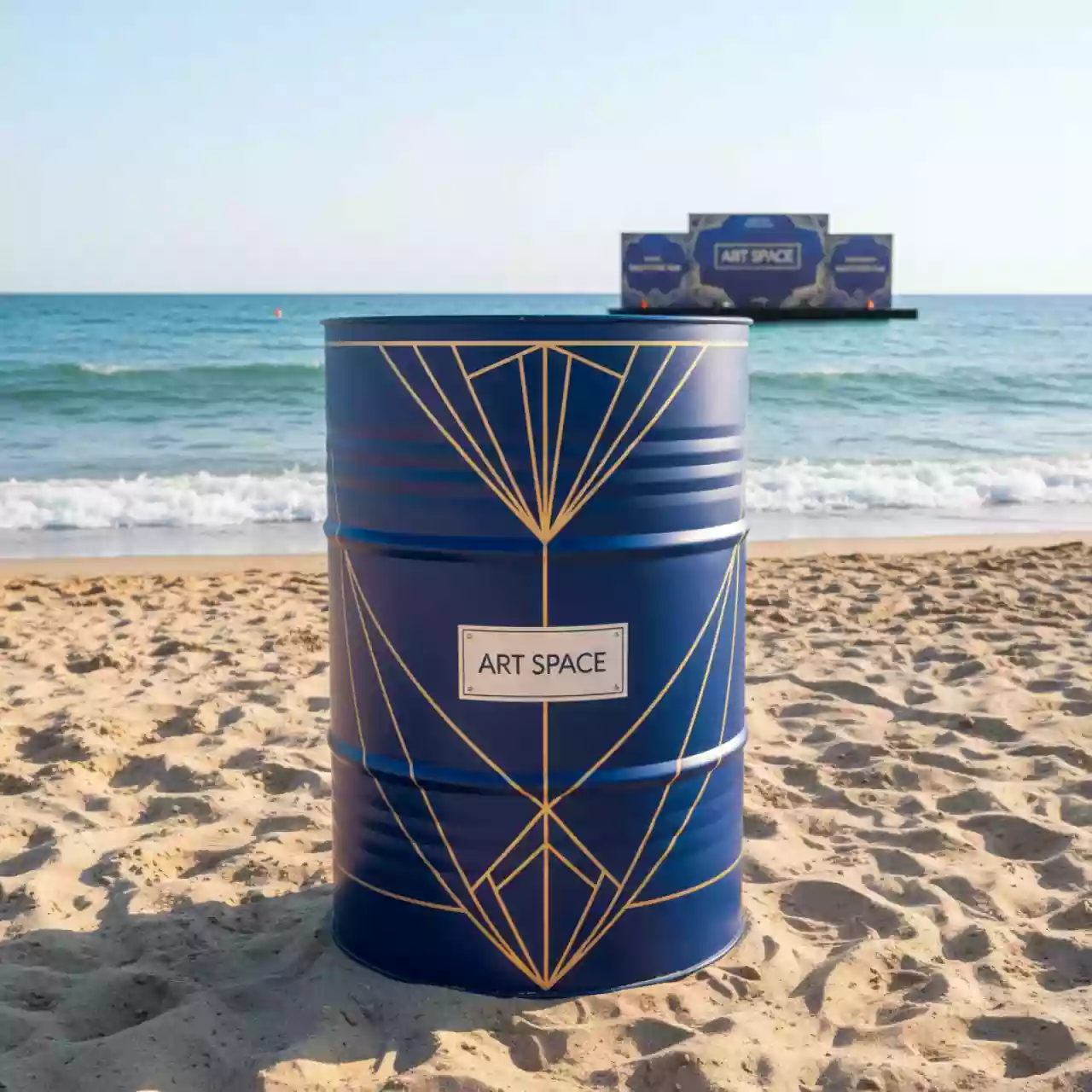 Аренда Бочка пластиковая 80 см на пляже «Маяк» — ART SPACE