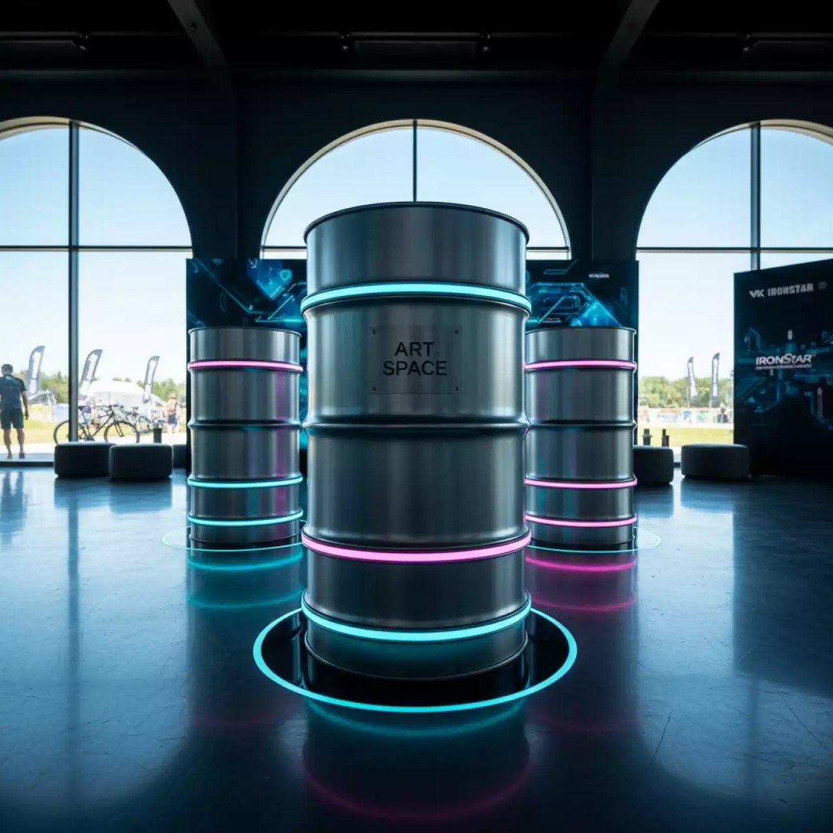 Аренда Бочонки умные в VK Stadium Sirius — ART SPACE