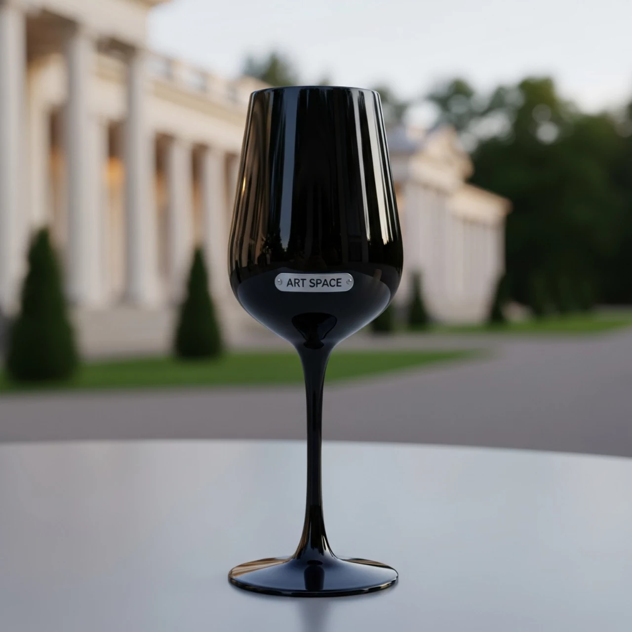Аренда Бокал черный Кения 200 мл в усадьбе Голицына — ART SPACE