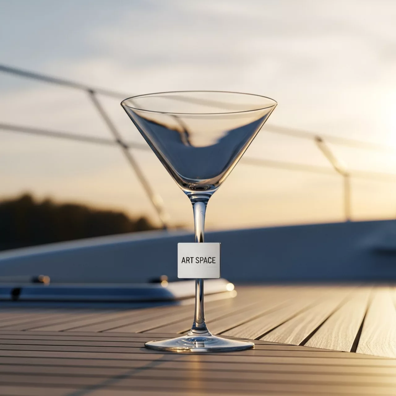 Аренда Бокал для мартини 190 мл на VIP-яхте (Имеретинский порт) — ART SPACE