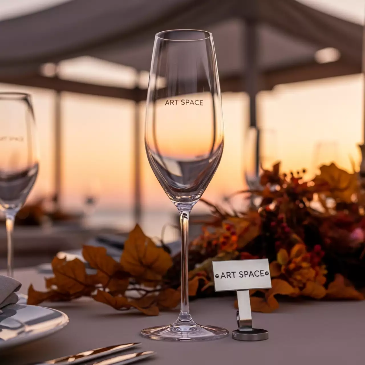 Аренда Бокал для шампанского флюте ресто 180 мл в пляжном комплексе VinoGrad — ART SPACE