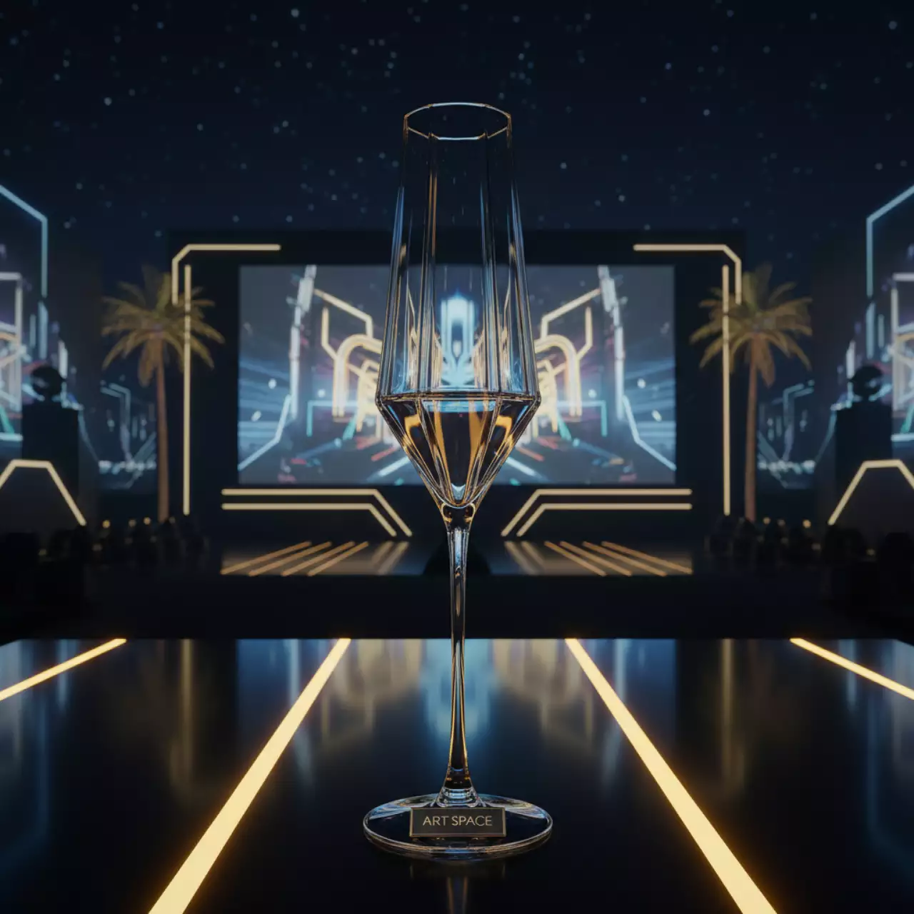 Аренда Бокал для шампанского Роял в Grand Karat Sochi — ART SPACE