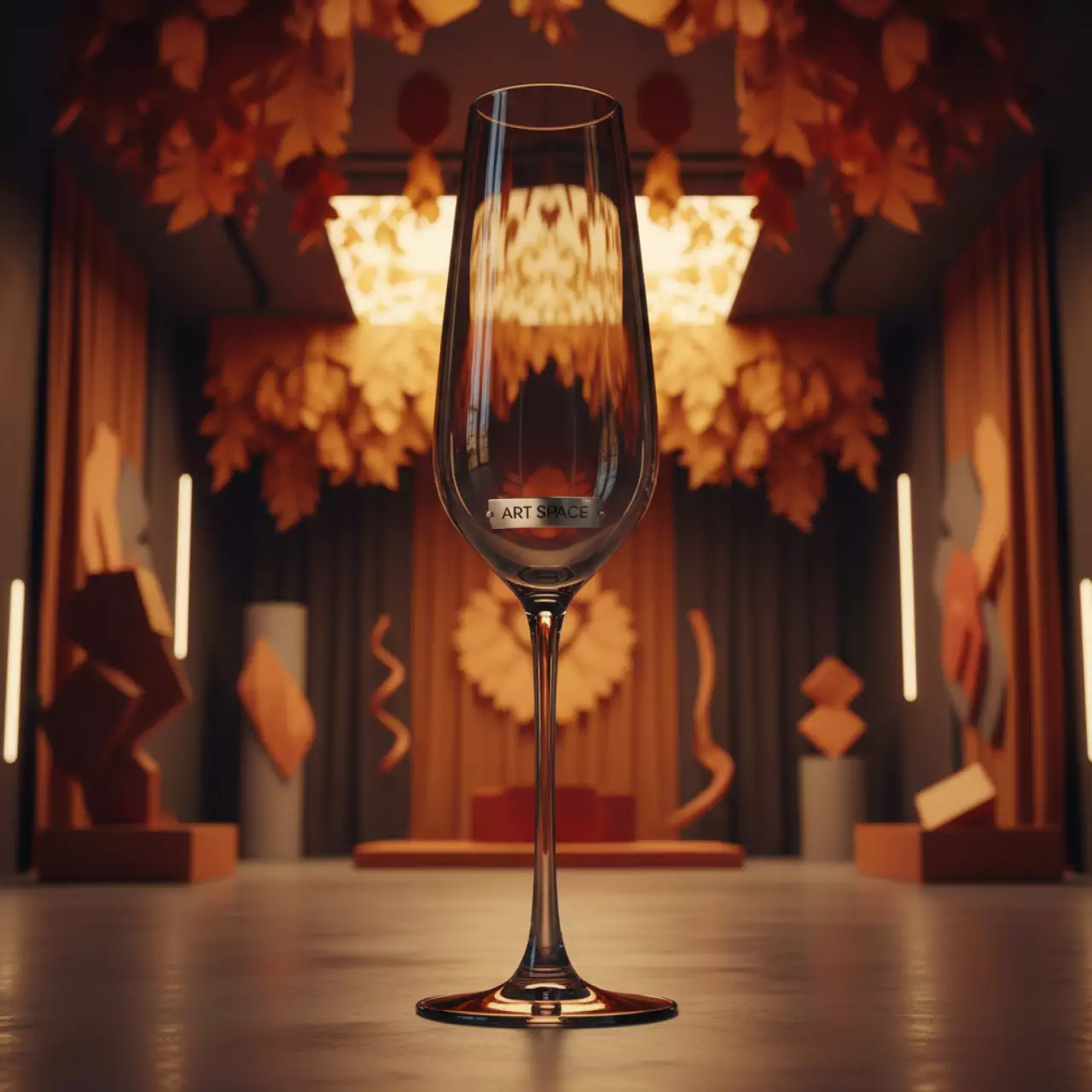 Аренда Бокал для шампанского Тринити Dark 150 мл в парке «Ривьера» — ART SPACE