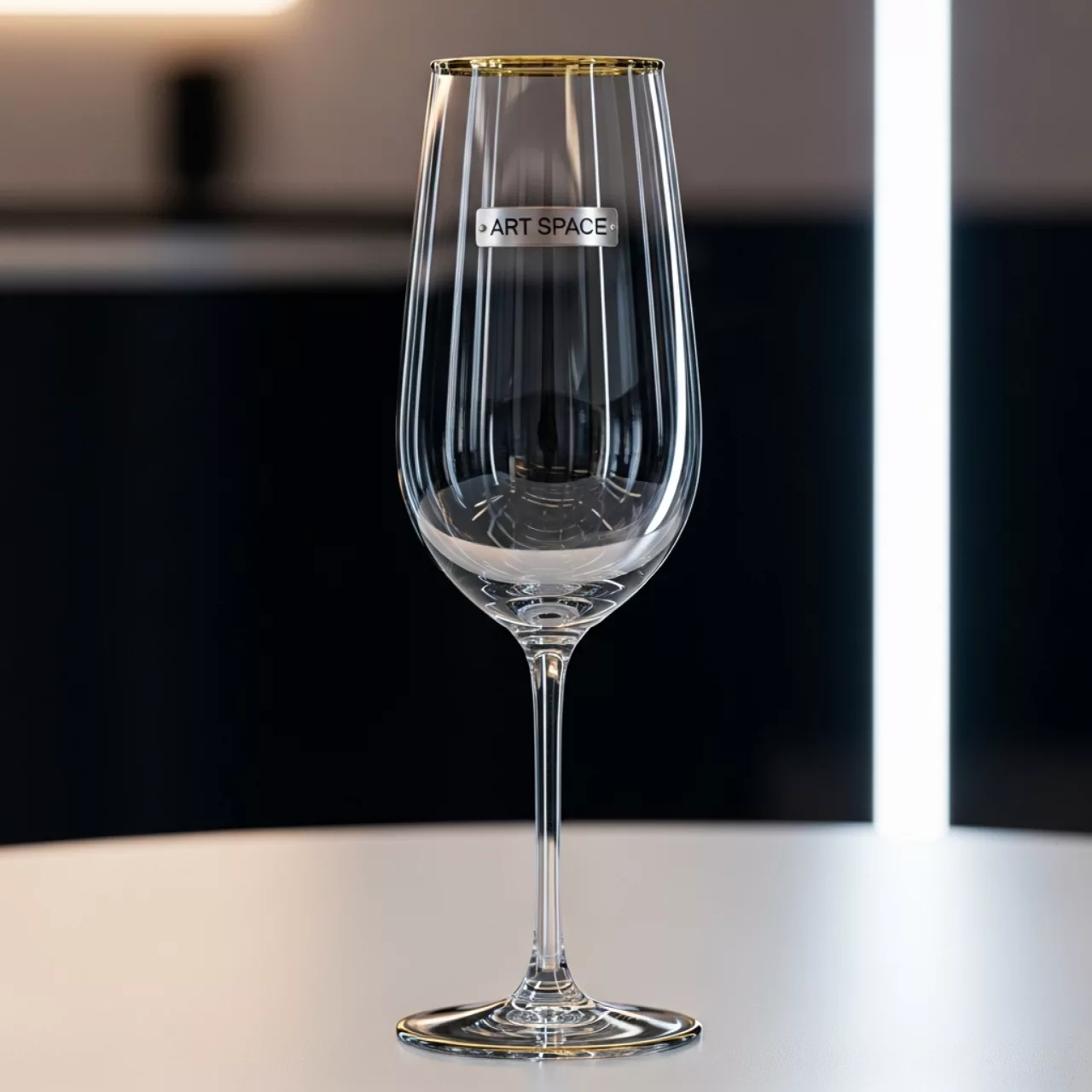 Аренда Бокал для шампанского Верона дымчатый Gold 250 мл в Университете «Сириус» — ART SPACE