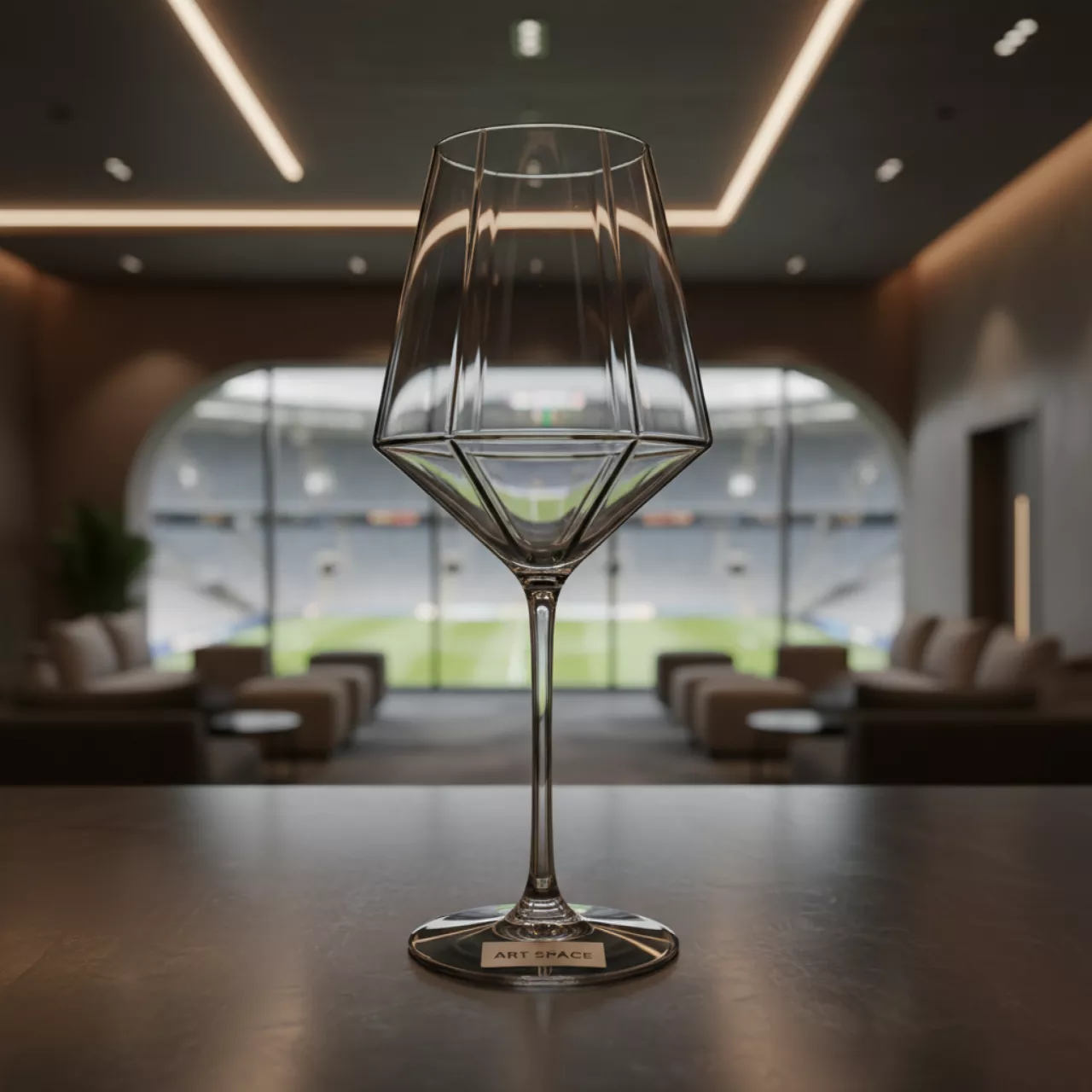 Аренда Бокал для вина графит Люксор на арене «Фишт» — ART SPACE