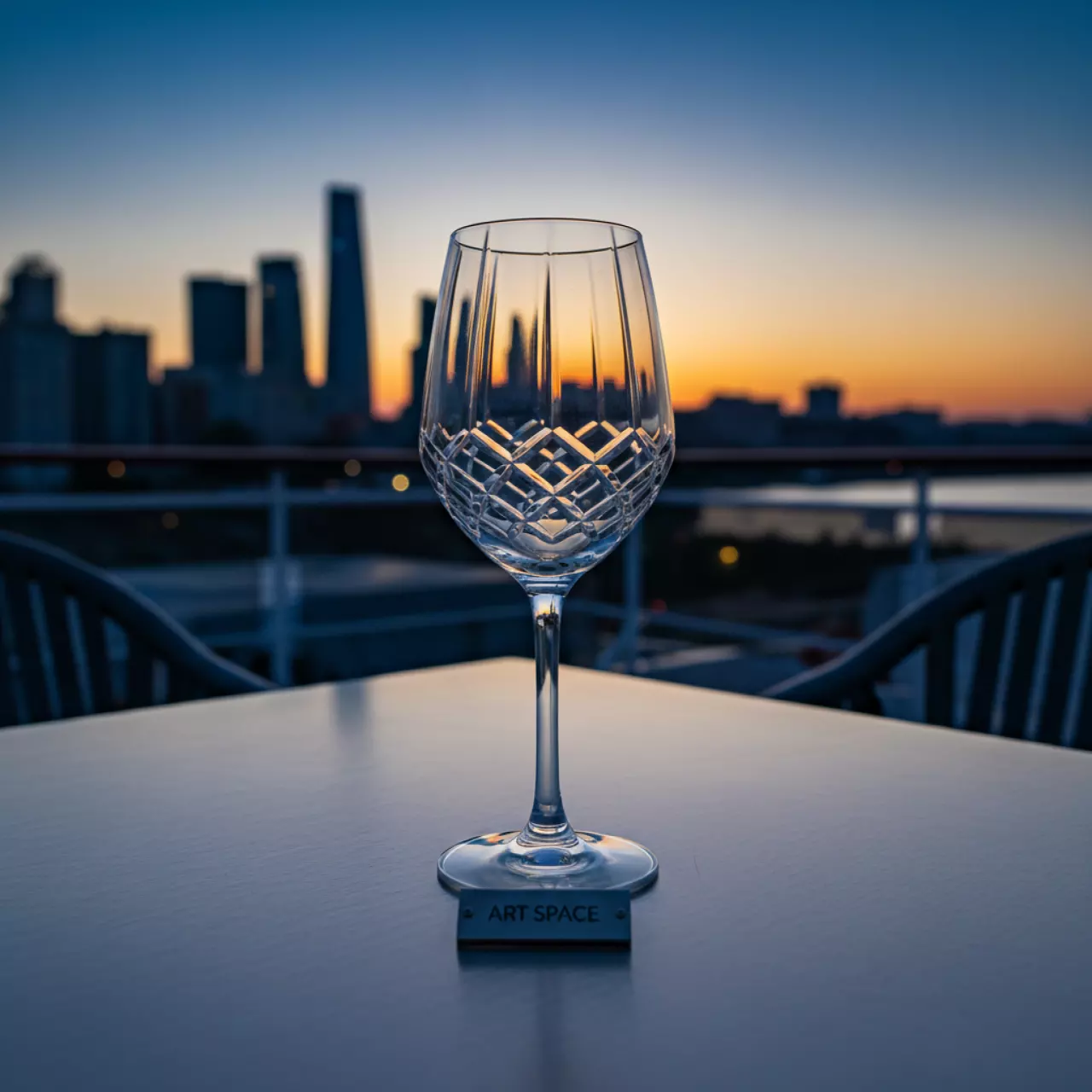 Аренда Бокал для вина Карат 375 мл на теплоходе «Дагомыс» — ART SPACE