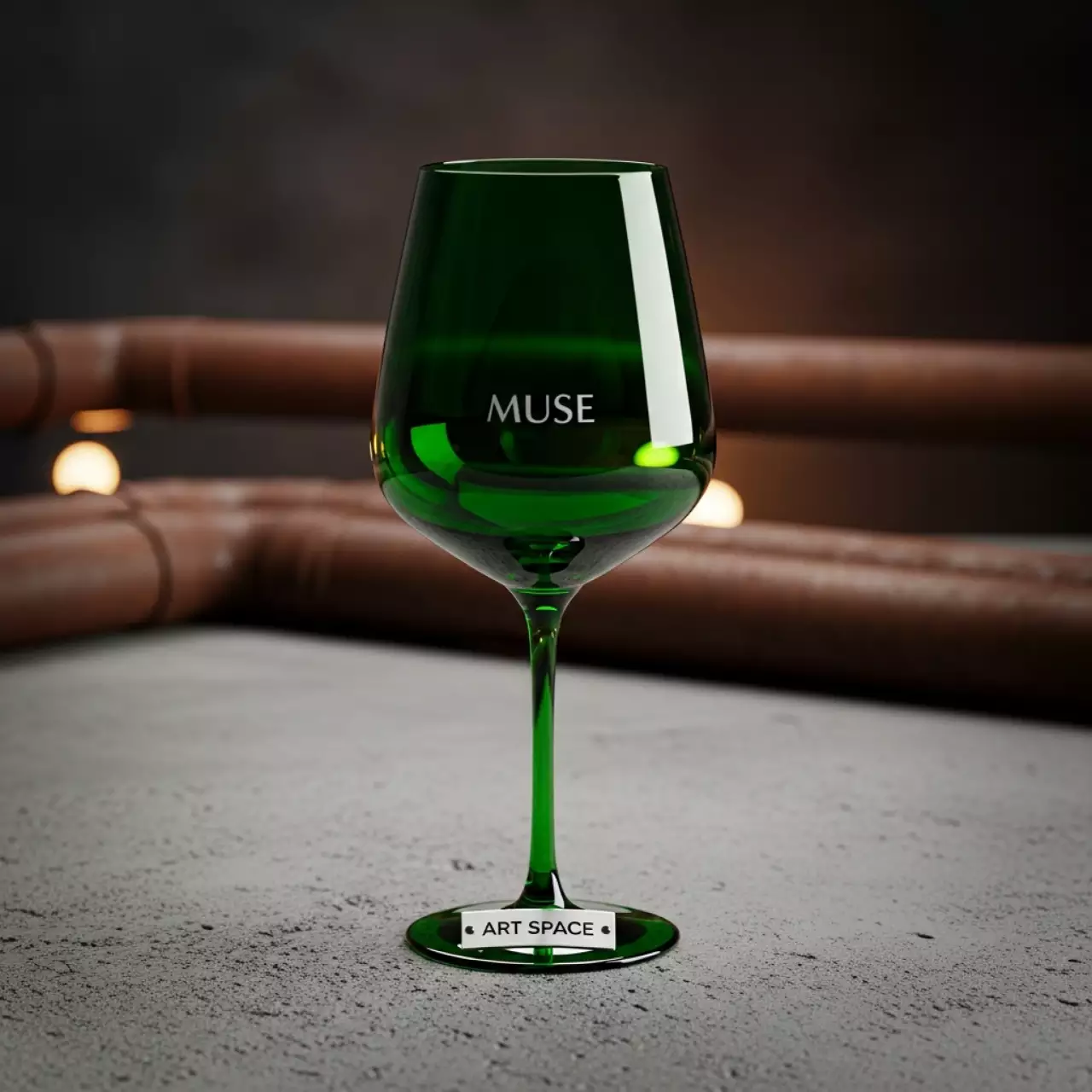 Аренда Бокал для вина Мюссе зеленый в Karat Resort — ART SPACE