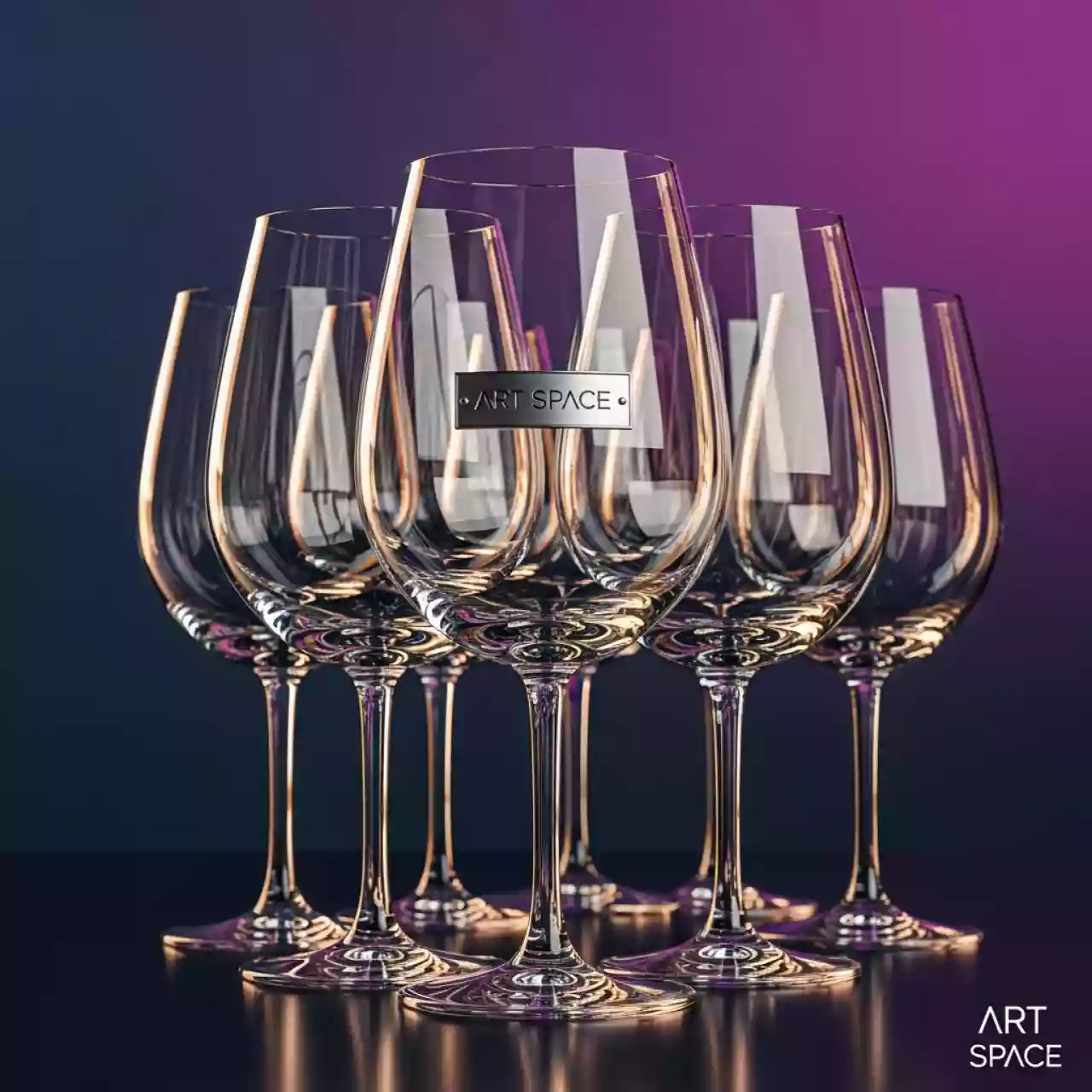 Аренда Бокал для вина Разнобой в Гранд Отель Поляна — ART SPACE