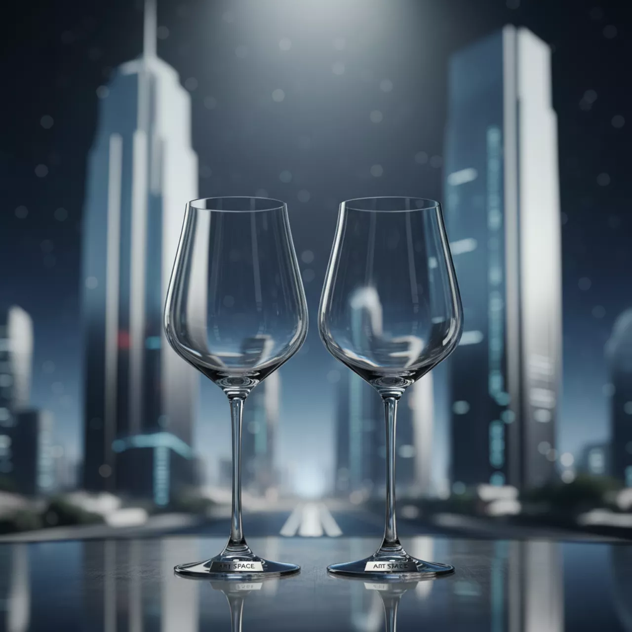 Аренда Бокал дымчатый Эванс набор из 2 в Rixos Krasnaya Polyana — ART SPACE