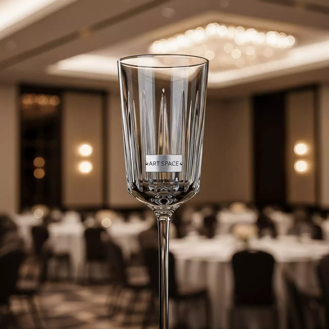 Аренда Бокал флюте Эйфман хрустальный в Mövenpick Hotel — ART SPACE