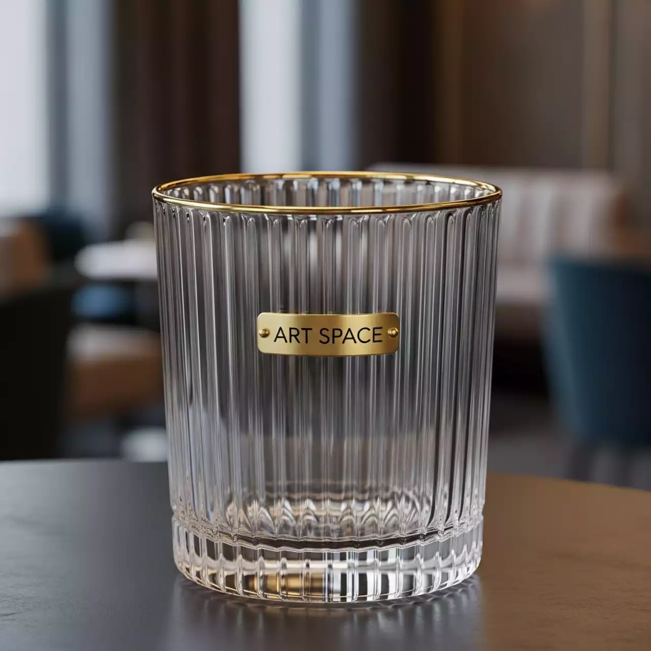 Аренда Бокал Кения с золотым кантом 300 мл в Omega Sirius — ART SPACE