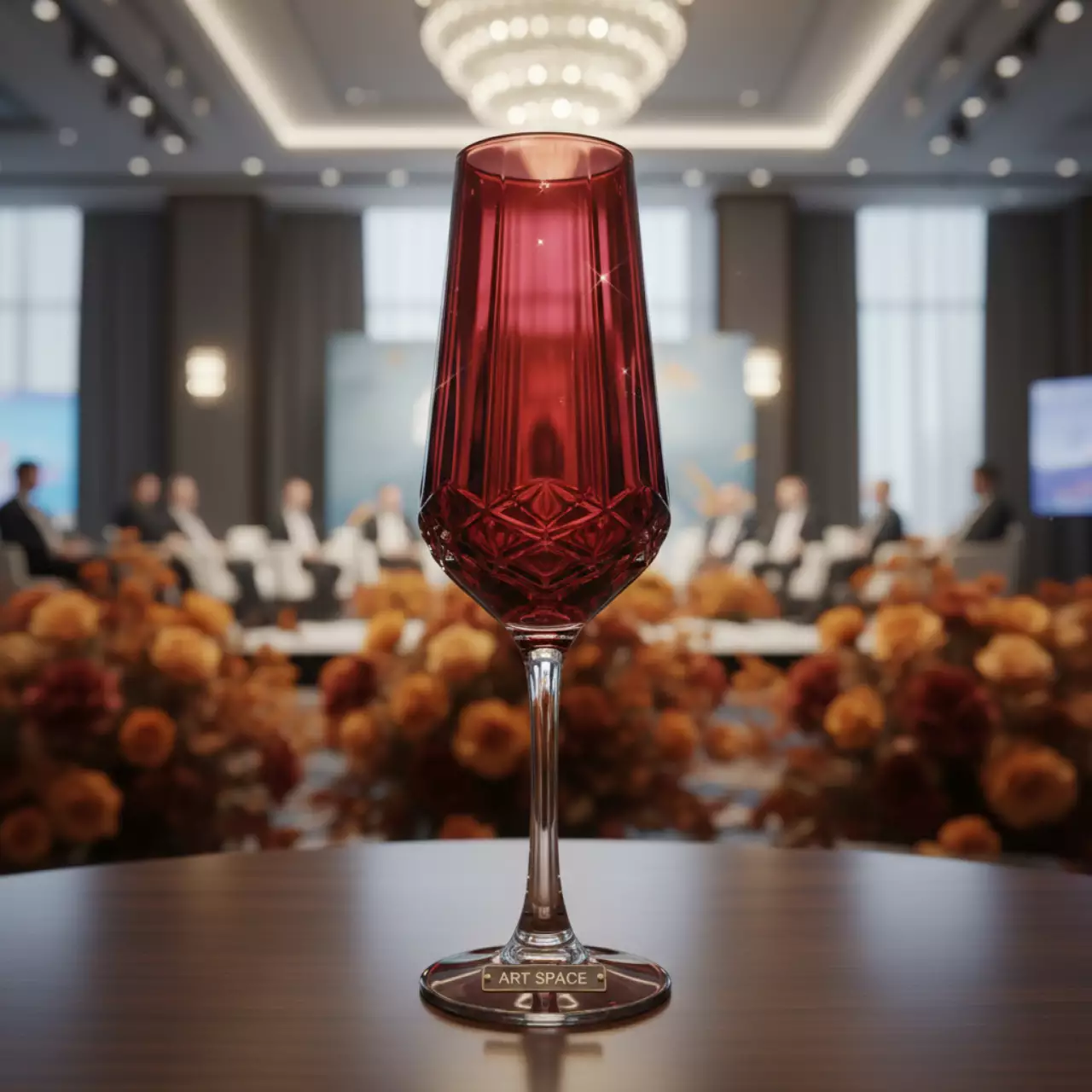 Аренда Бокал красный флюте Бенуар в конгресс-холле отеля Жемчужина — ART SPACE