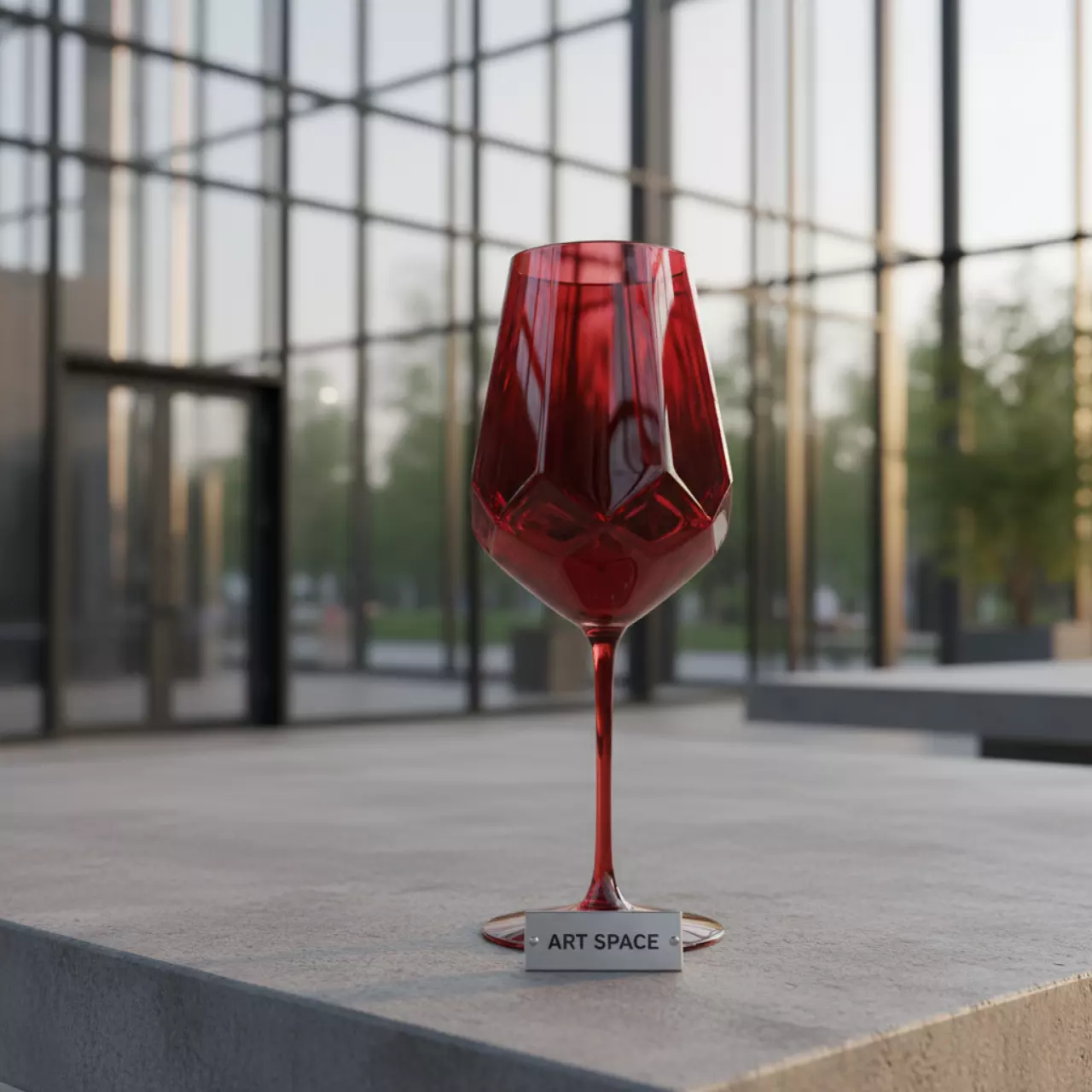 Аренда Бокал красный Макбет в ОКЦ «Галактика» — ART SPACE