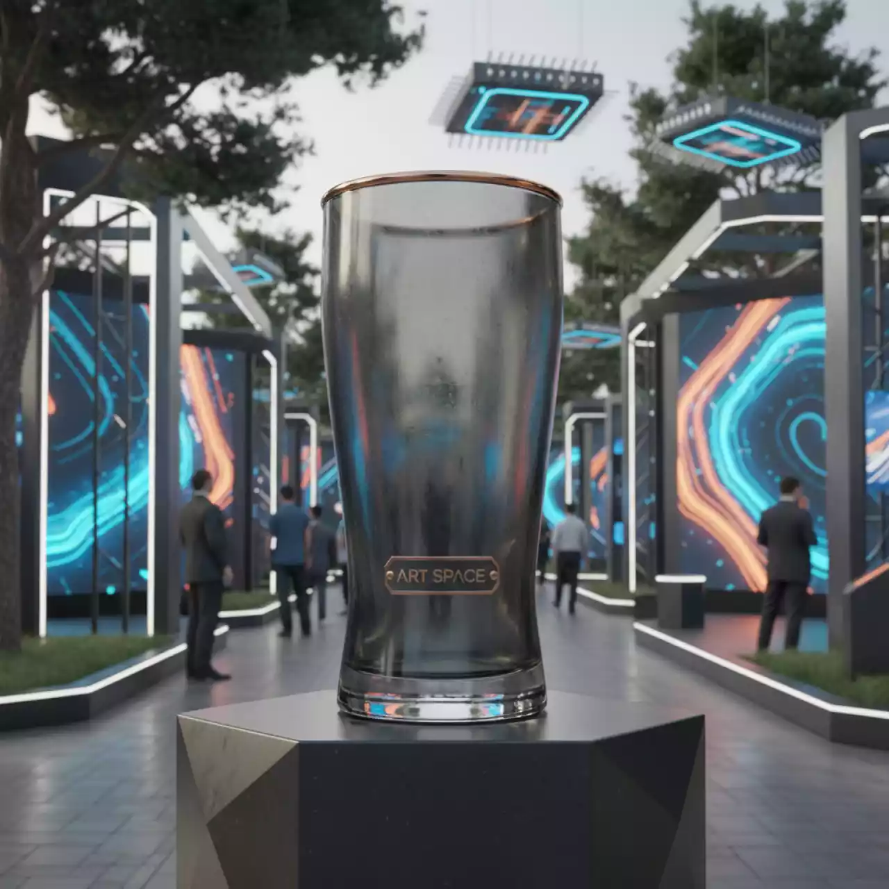 Аренда Бокал пивной пинта 568 мл в парке «Ривьера» — ART SPACE