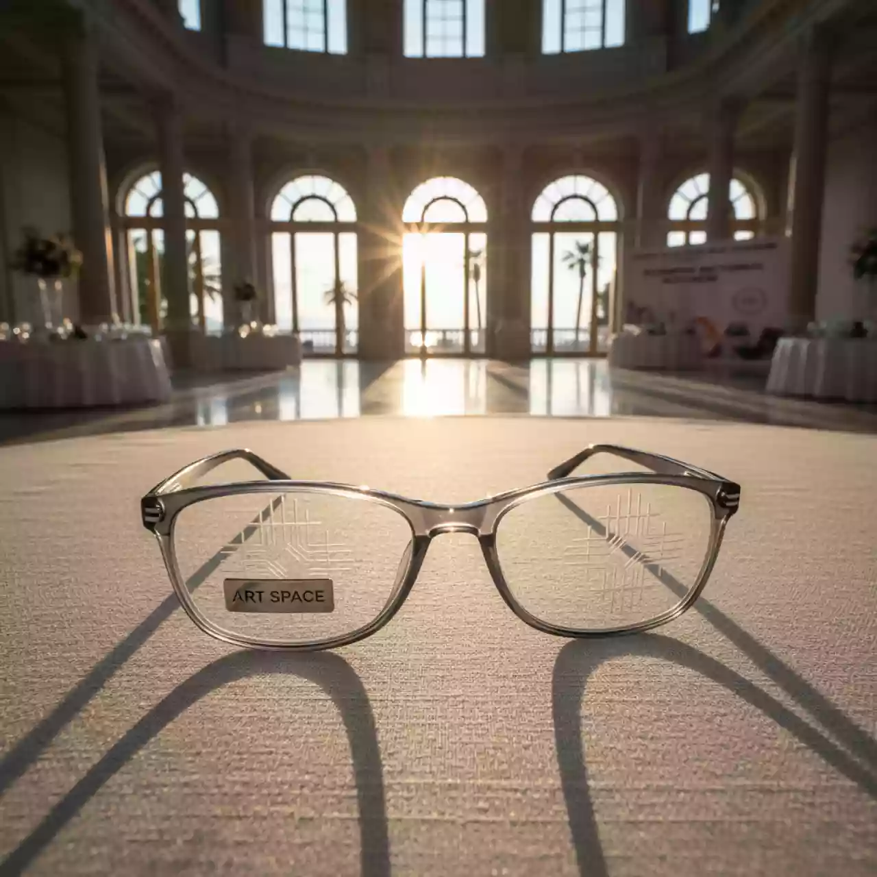 Аренда Бокал прозрачный серый Килиан набор из 2 в банкетном зале «Дельфин» — ART SPACE