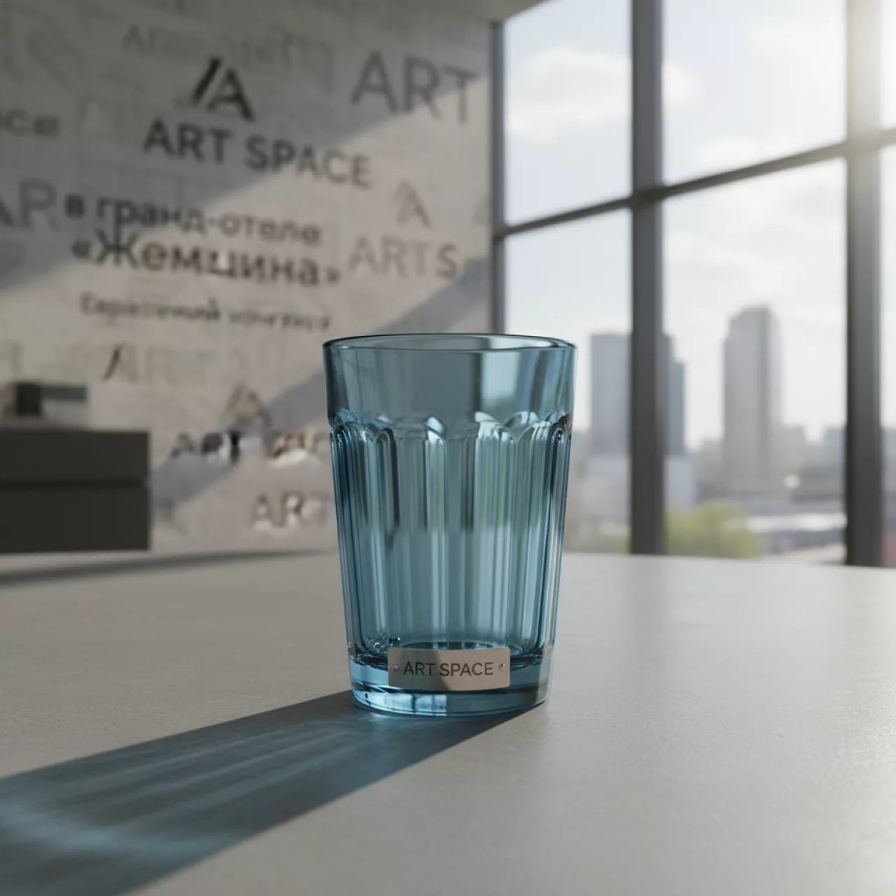 Аренда Бокал синий для воды Лира в гранд-отеле «Жемчужина» — ART SPACE