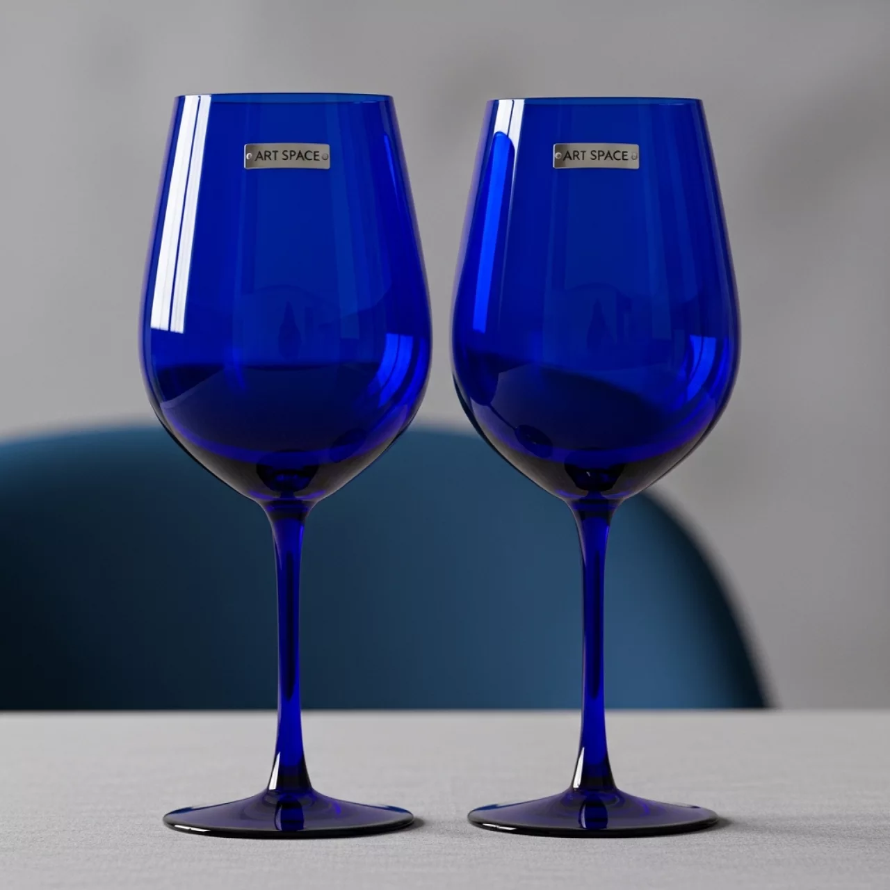 Аренда Бокал ультрамарин Эванс набор из 2 в Rixos Krasnaya Polyana — ART SPACE