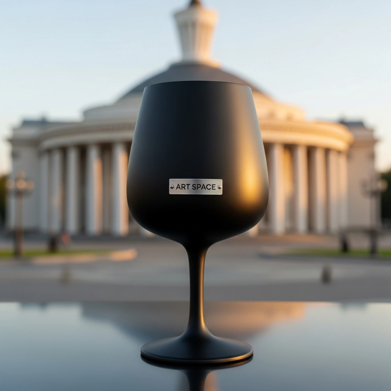 Аренда Бокал Валенсия черный 200 мл в Зимнем театре — ART SPACE