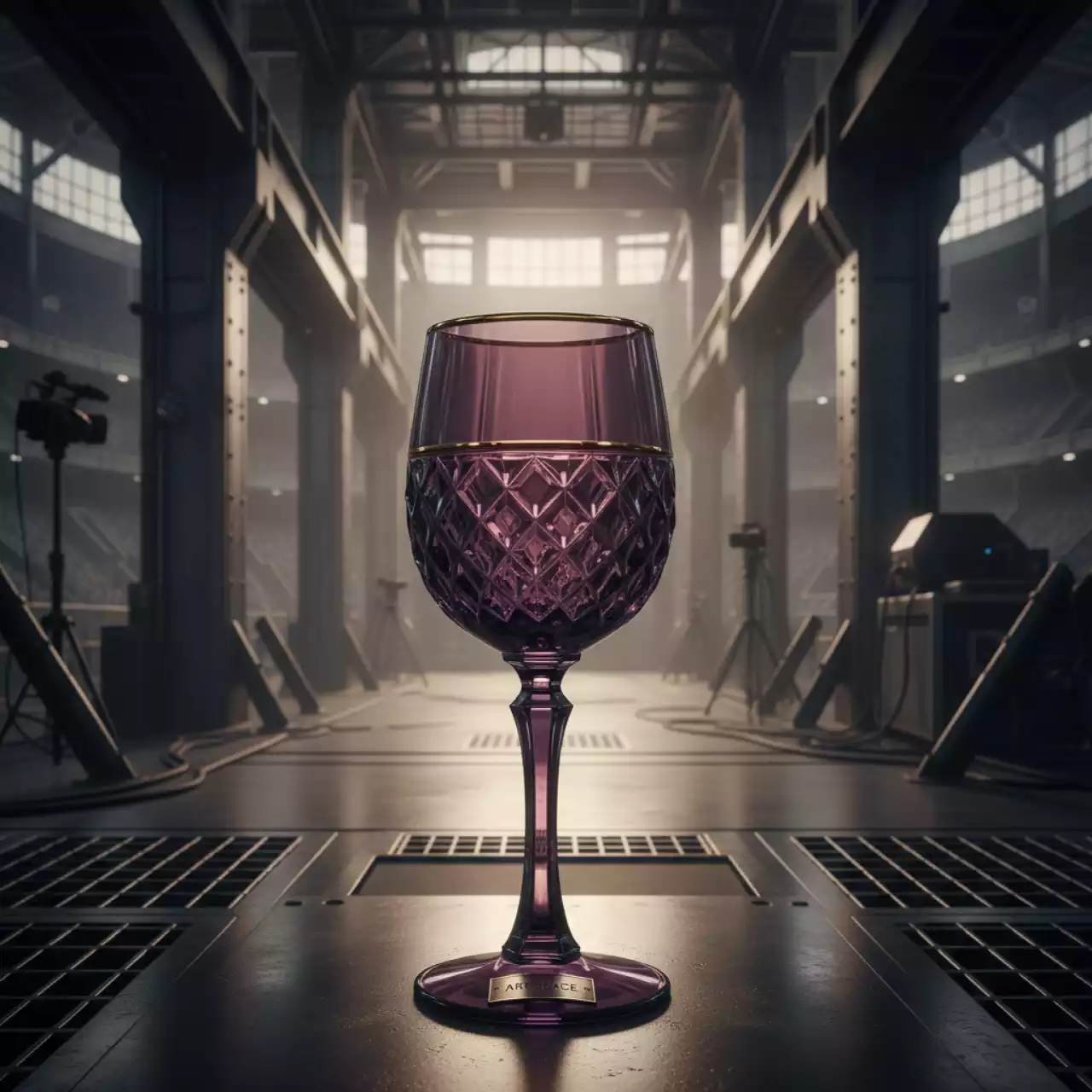 Аренда Бокал Валенсия Gold фиолетовый 300 мл в ледовом дворце «Большой» — ART SPACE