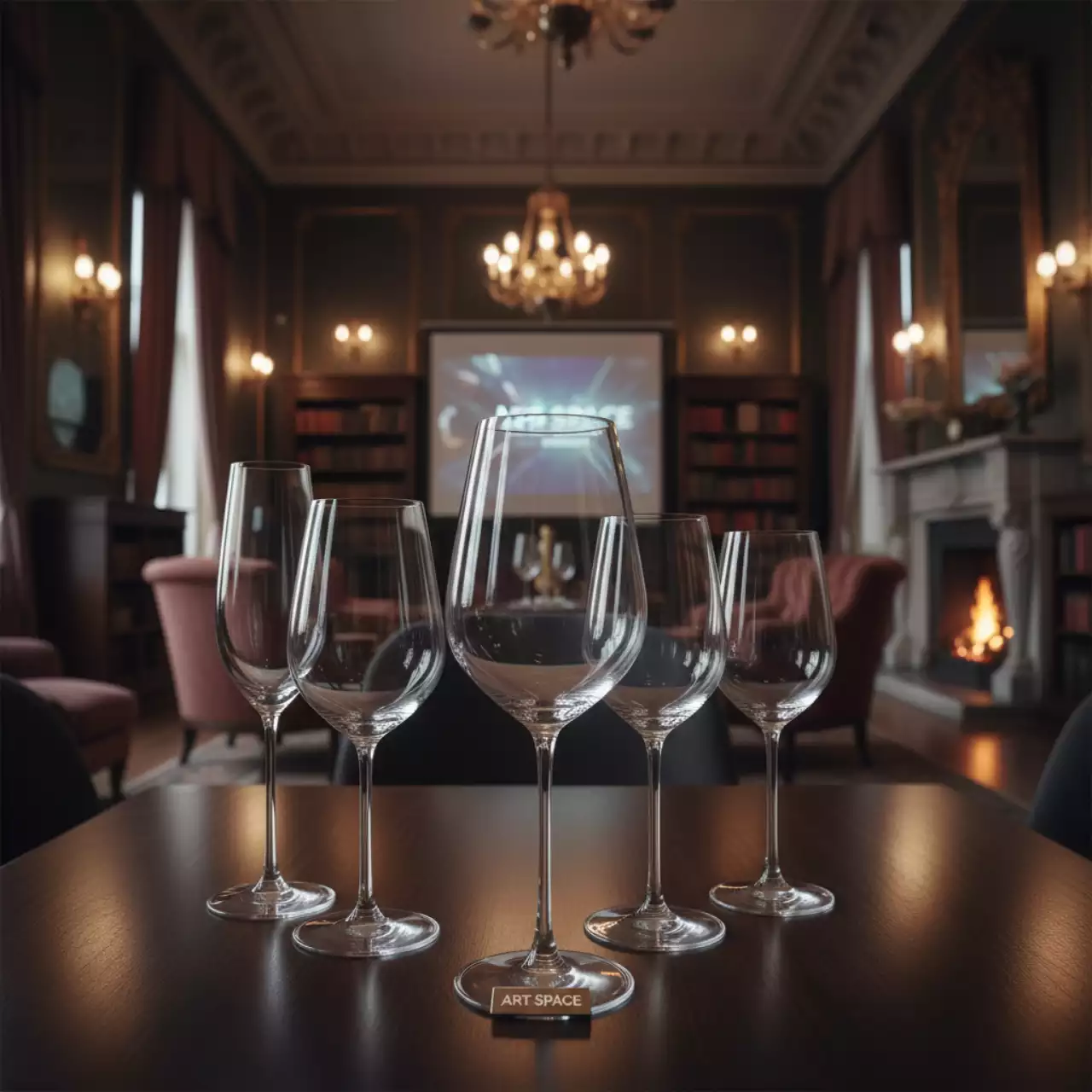 Аренда Бокалы для вина Breeze в усадьбе Голицына — ART SPACE