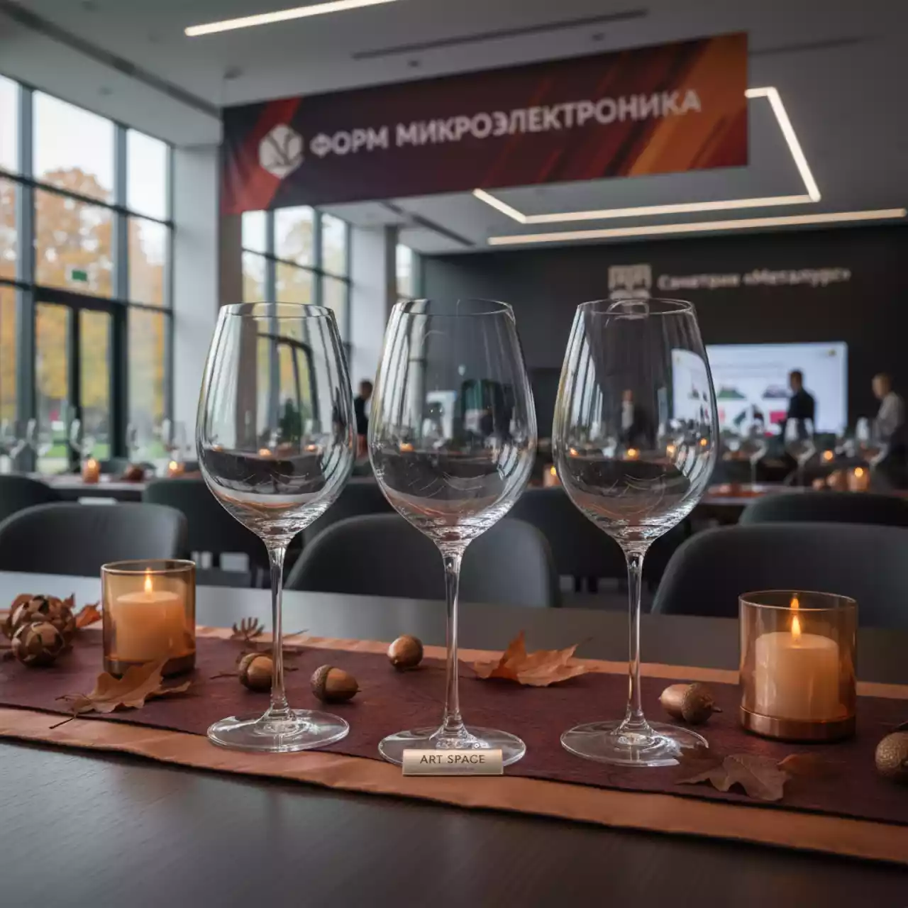 Аренда Бокалы Эйфман хрустальные для красного вина набор из 3 в санатории «Металлург» — ART SPACE