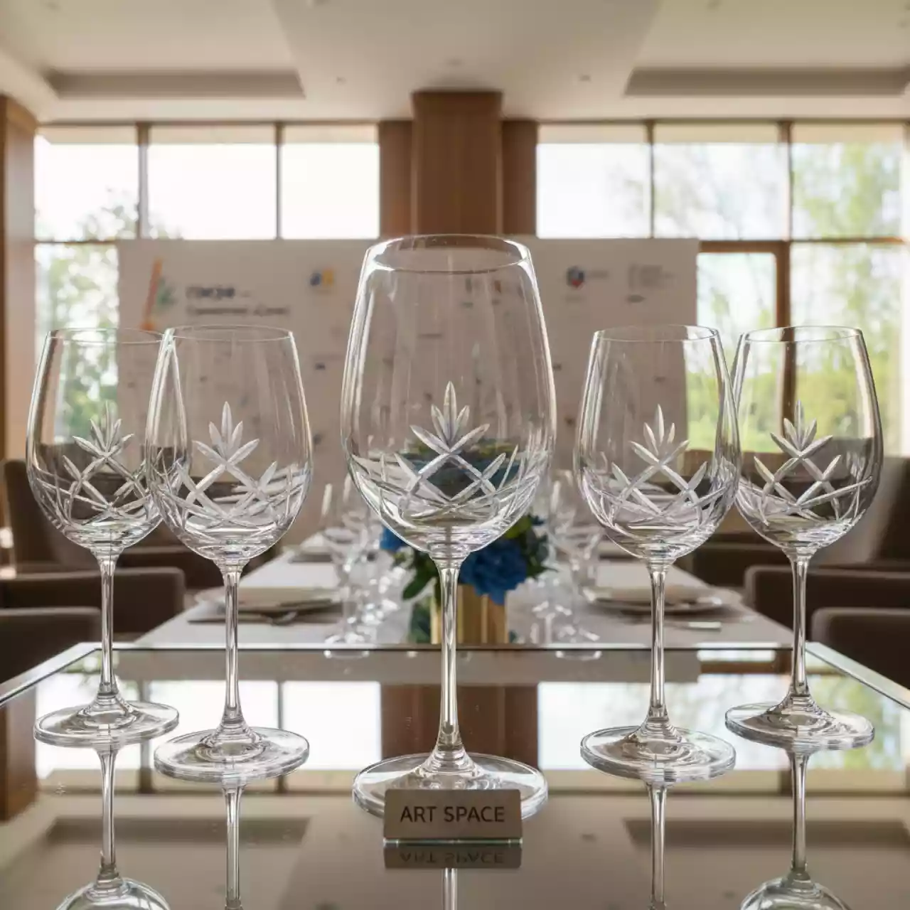 Аренда Бокалы хрустальные в санатории «Сочи» — ART SPACE