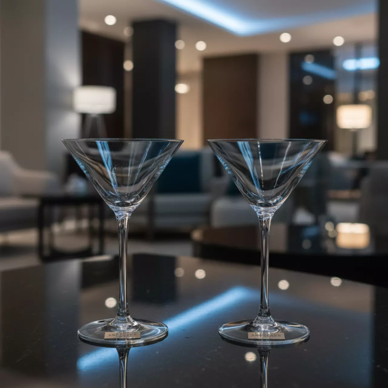 Аренда Бокалы прозрачные МЮССЕ мартинка набор из 2 в Novotel Resort — ART SPACE