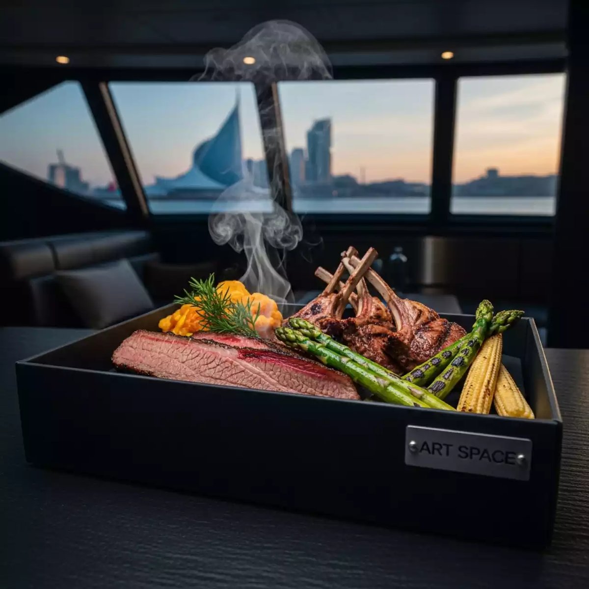 Аренда Бокс барбекю на VIP теплоходе (Морпорт Сочи) — ART SPACE