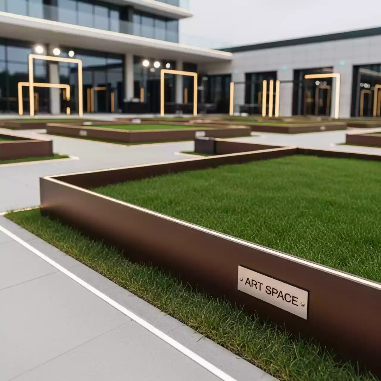 Аренда Бордюр садовый Prosperplast Palisada 6 см 405 м коричневый в Cosmos Sochi Hotel — ART SPACE