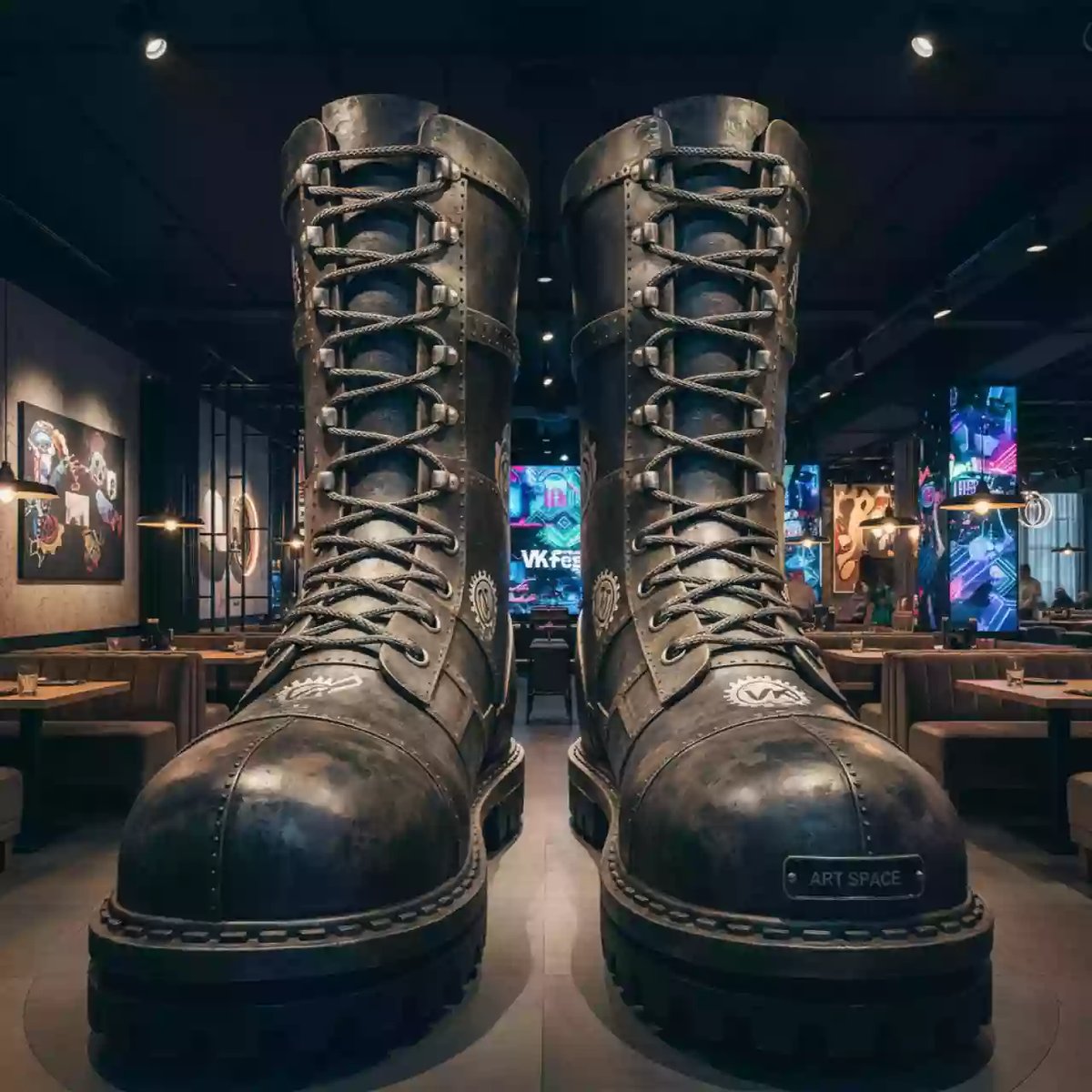 Аренда Ботинки гигантские в ресторане «Плакучая Ива» — ART SPACE