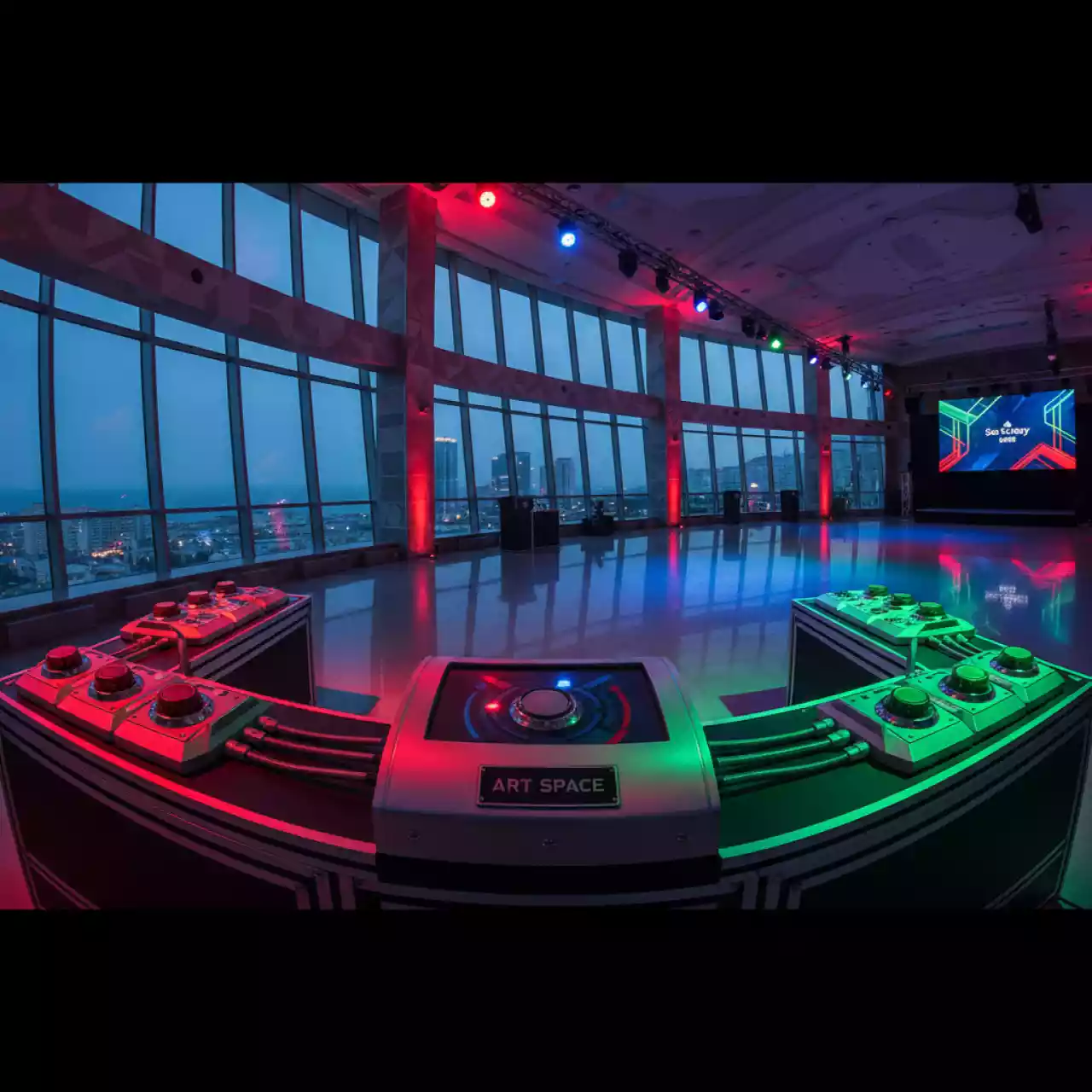 Аренда Бой кнопочный военный в комплексе Sea Galaxy — ART SPACE